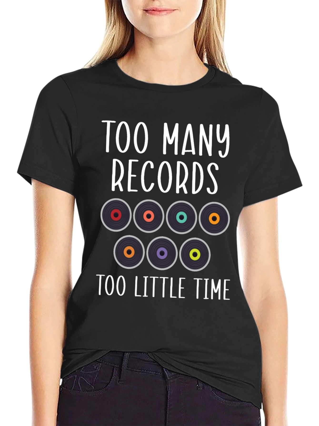 Too Many Records Graphic T-Shirt