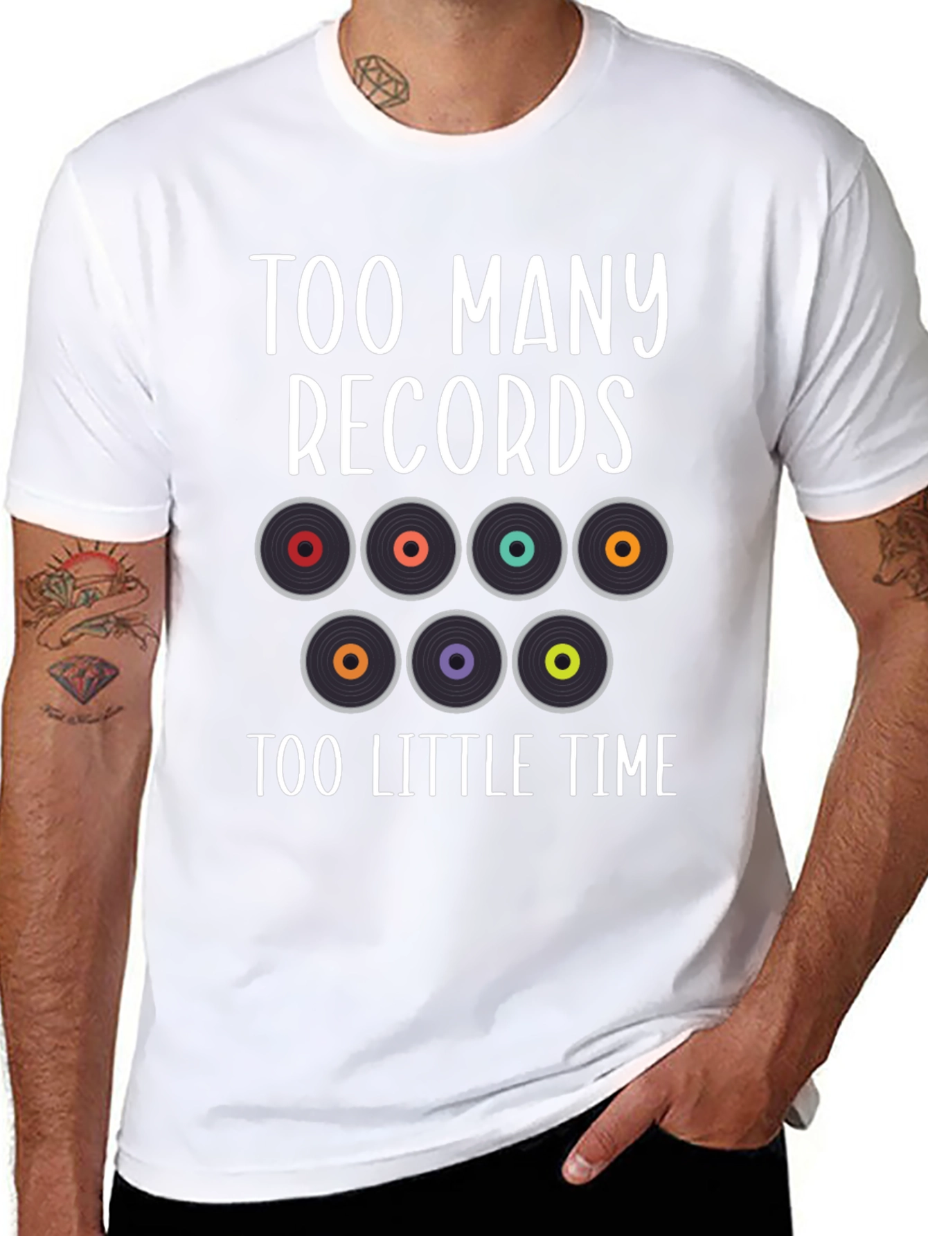 Too Many Records Graphic T-Shirt