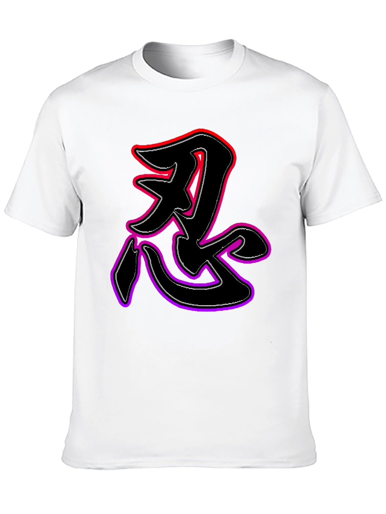 Ninja Kanji T-Shirt Black Unique Design