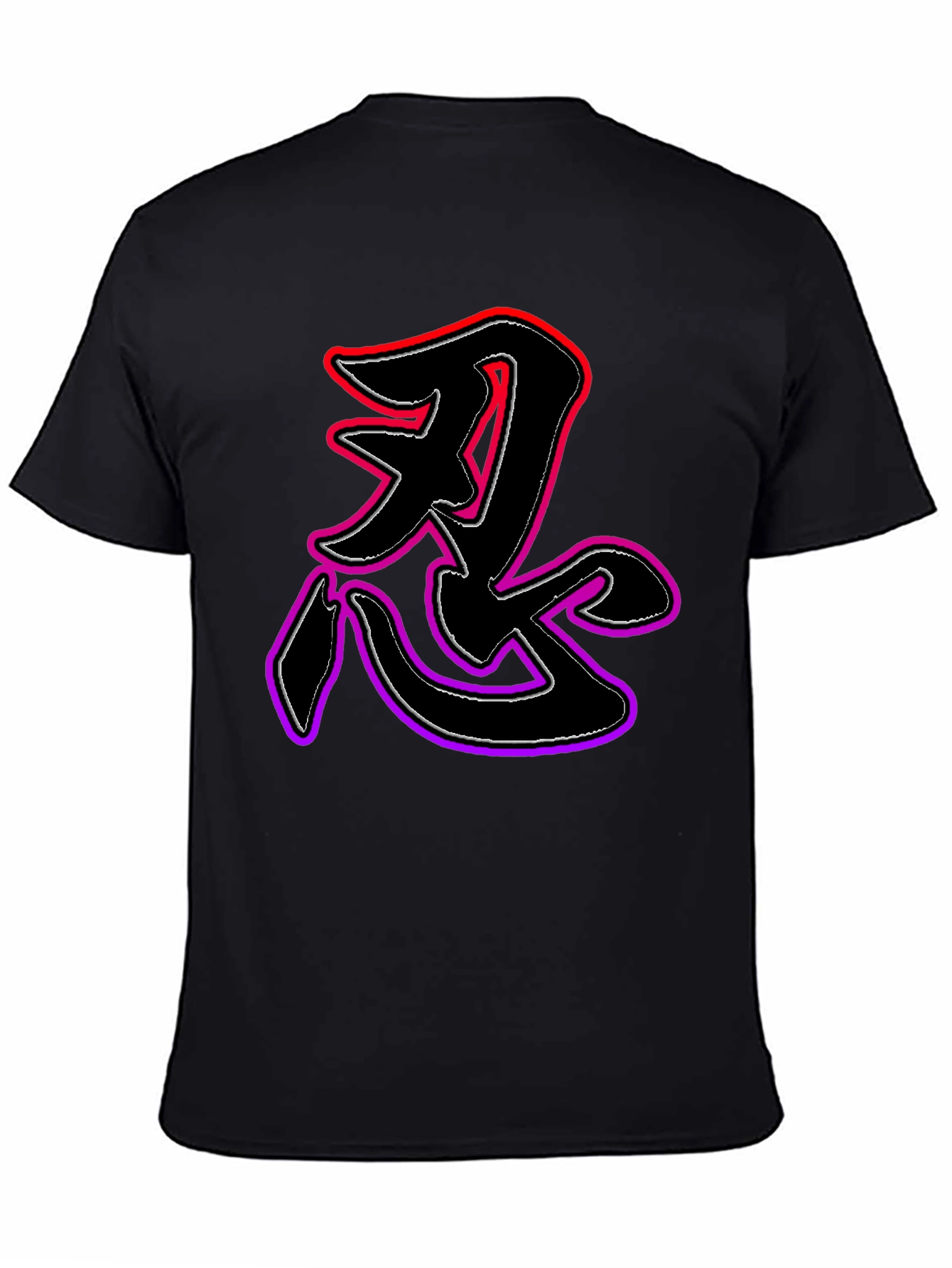 Ninja Kanji T-Shirt Black Unique Design