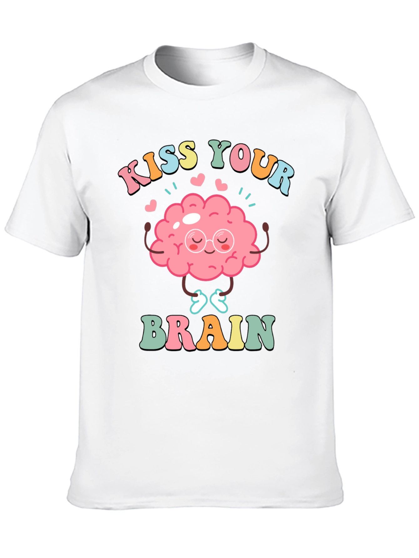Kiss Your Brain T-Shirt - Mental Health Tee