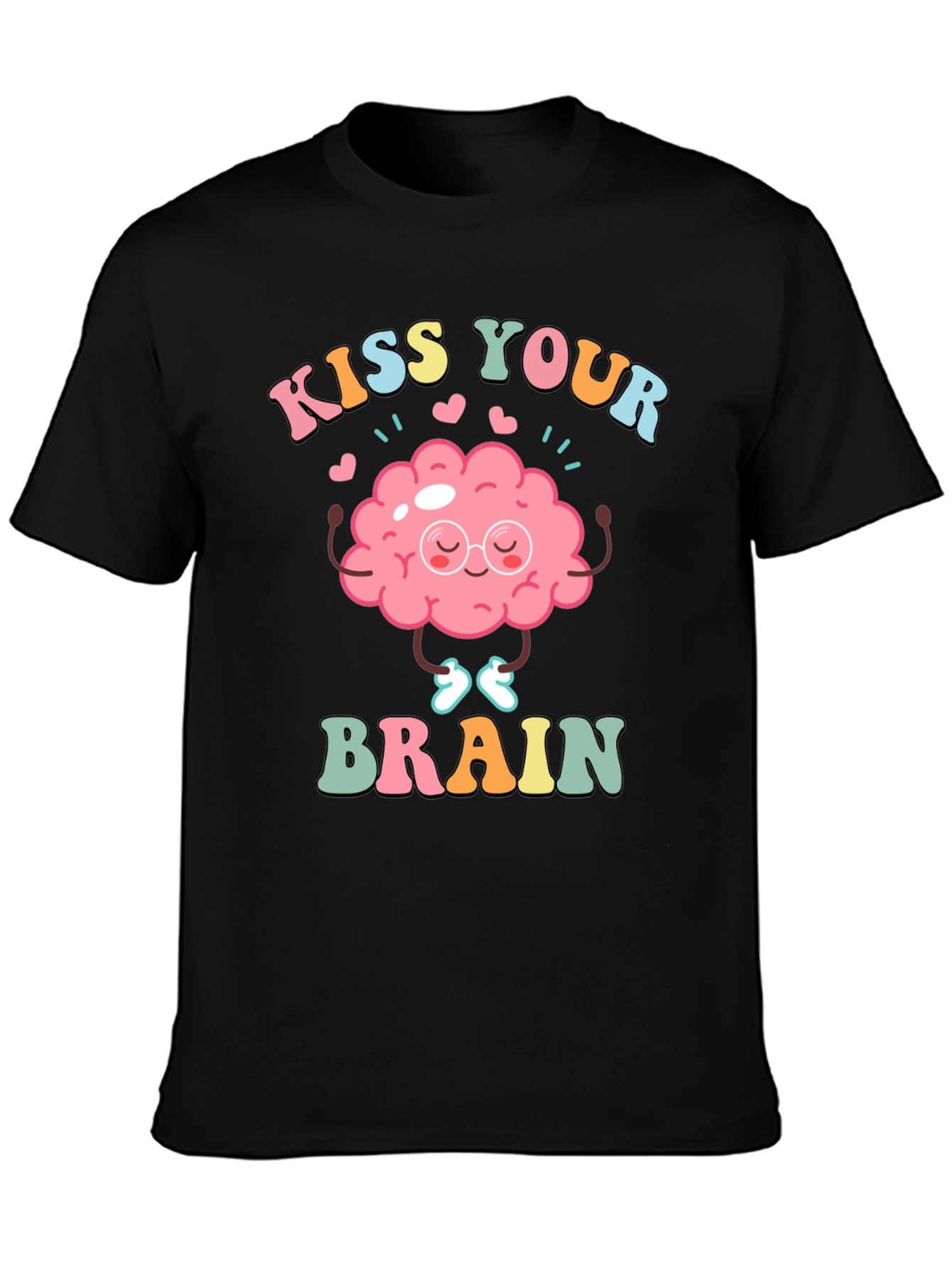 Kiss Your Brain T-Shirt - Mental Health Tee