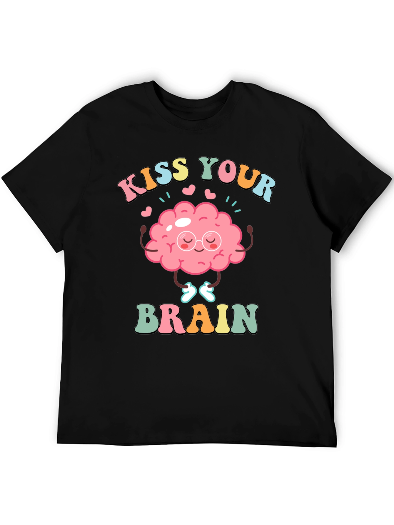 Kiss Your Brain T-Shirt - Mental Health Tee