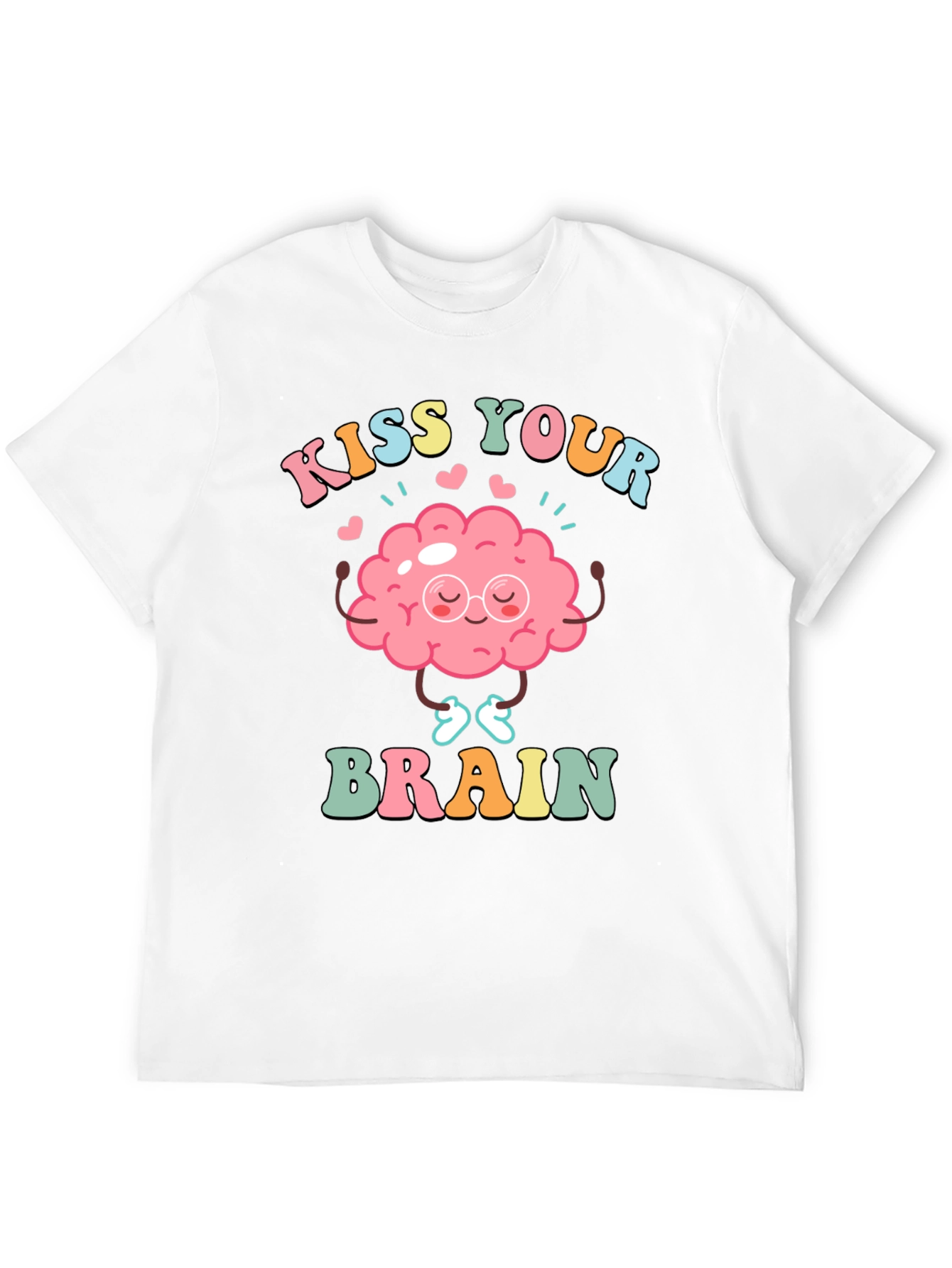 Kiss Your Brain T-Shirt - Mental Health Tee