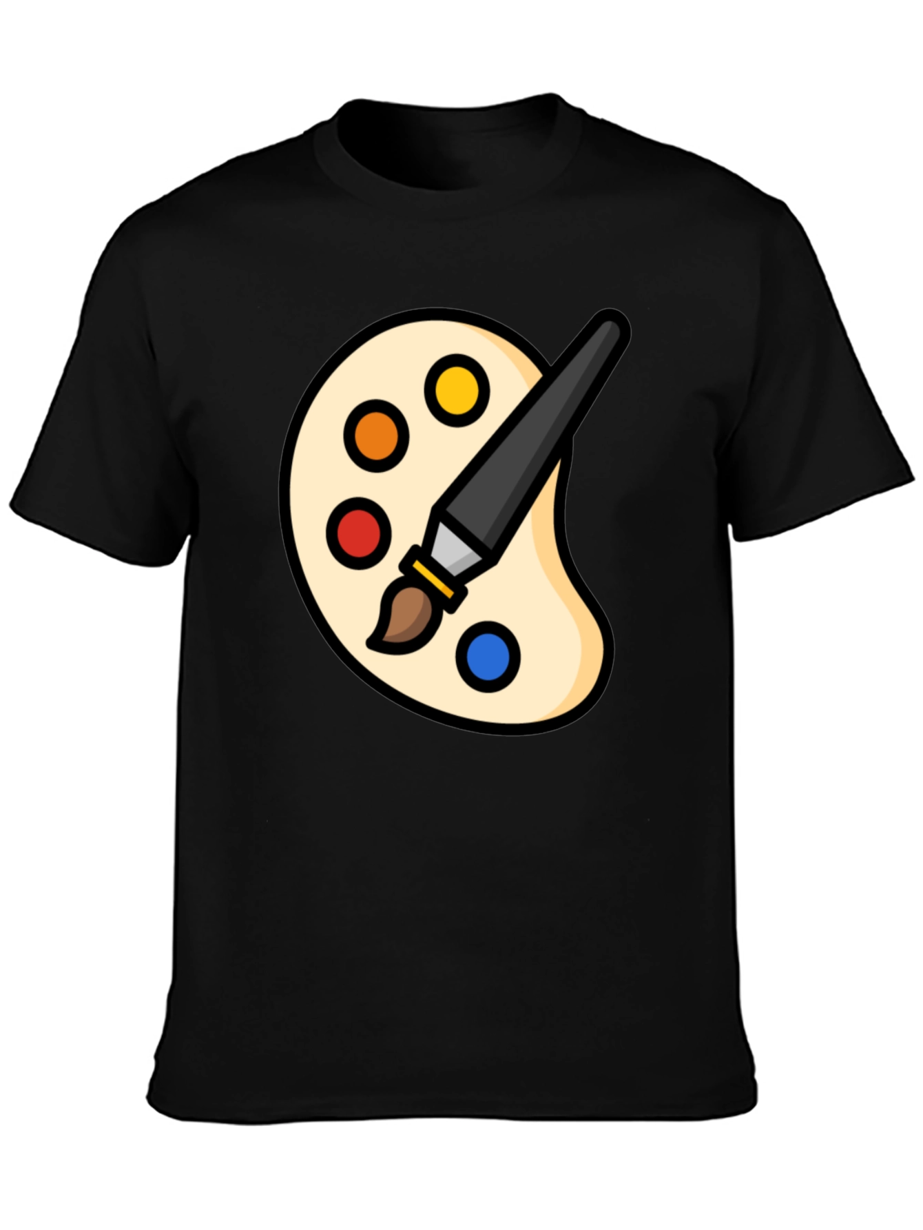 Artist Palette T-Shirt - Creative Graphic Tee