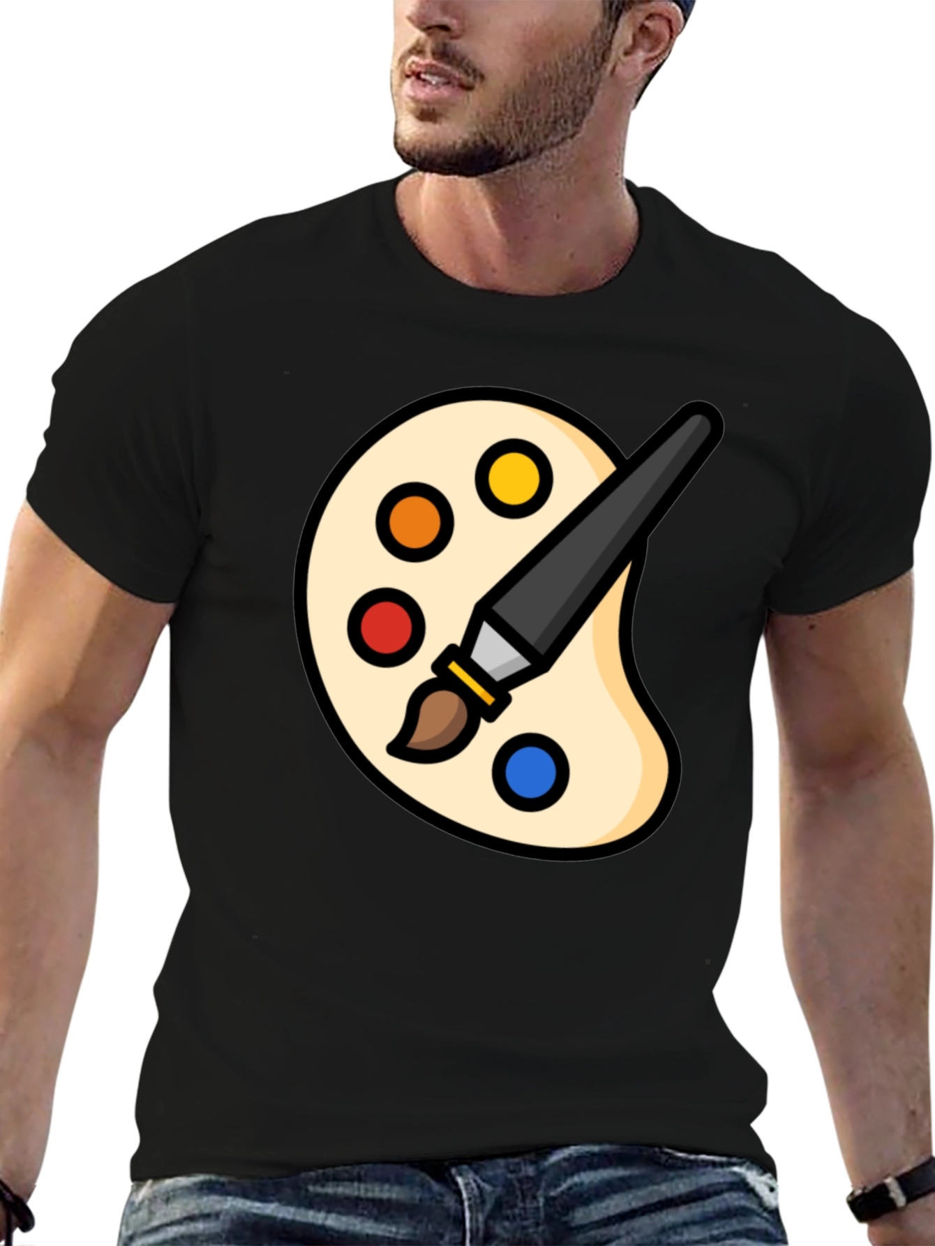 Artist Palette T-Shirt - Creative Graphic Tee