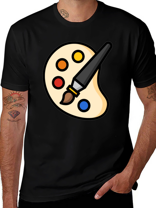 Artist Palette T-Shirt - Creative Graphic Tee