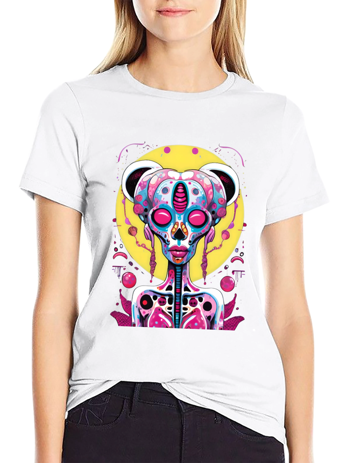 Psychedelic Alien Bear T-Shirt
