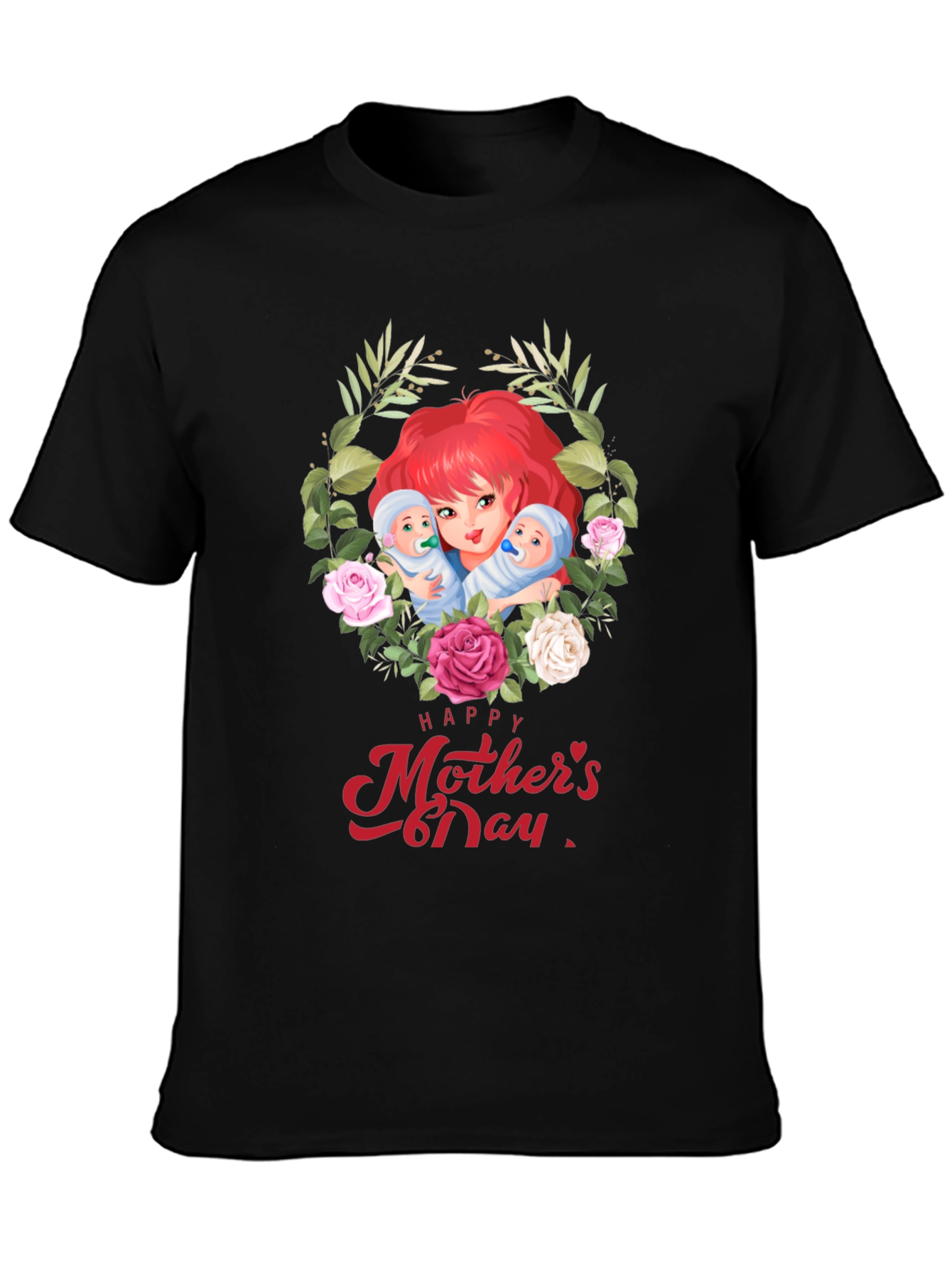 Mothers Day T-Shirt - Mom & Babies