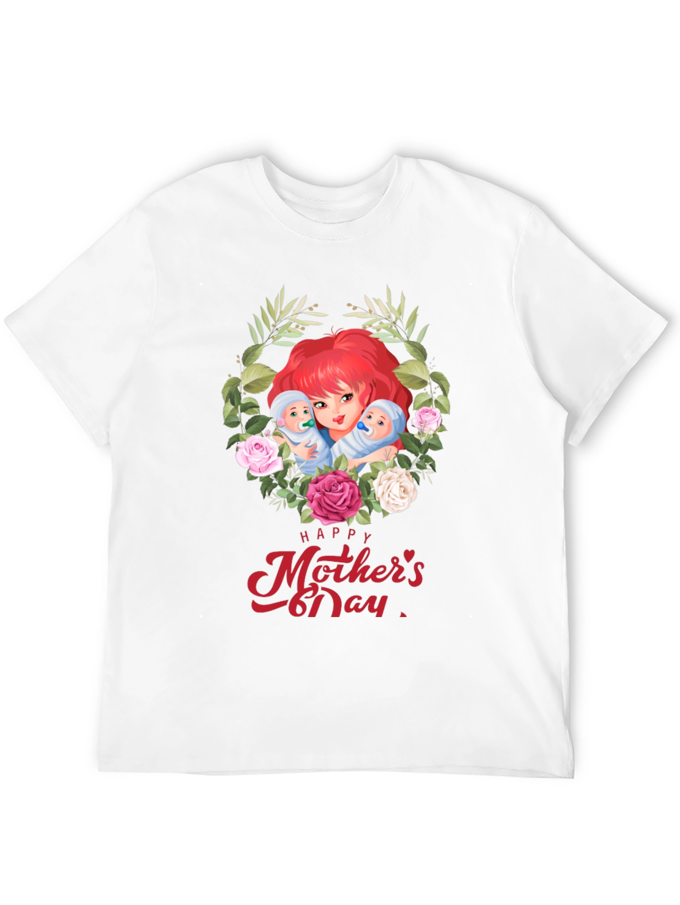 Mothers Day T-Shirt - Mom & Babies