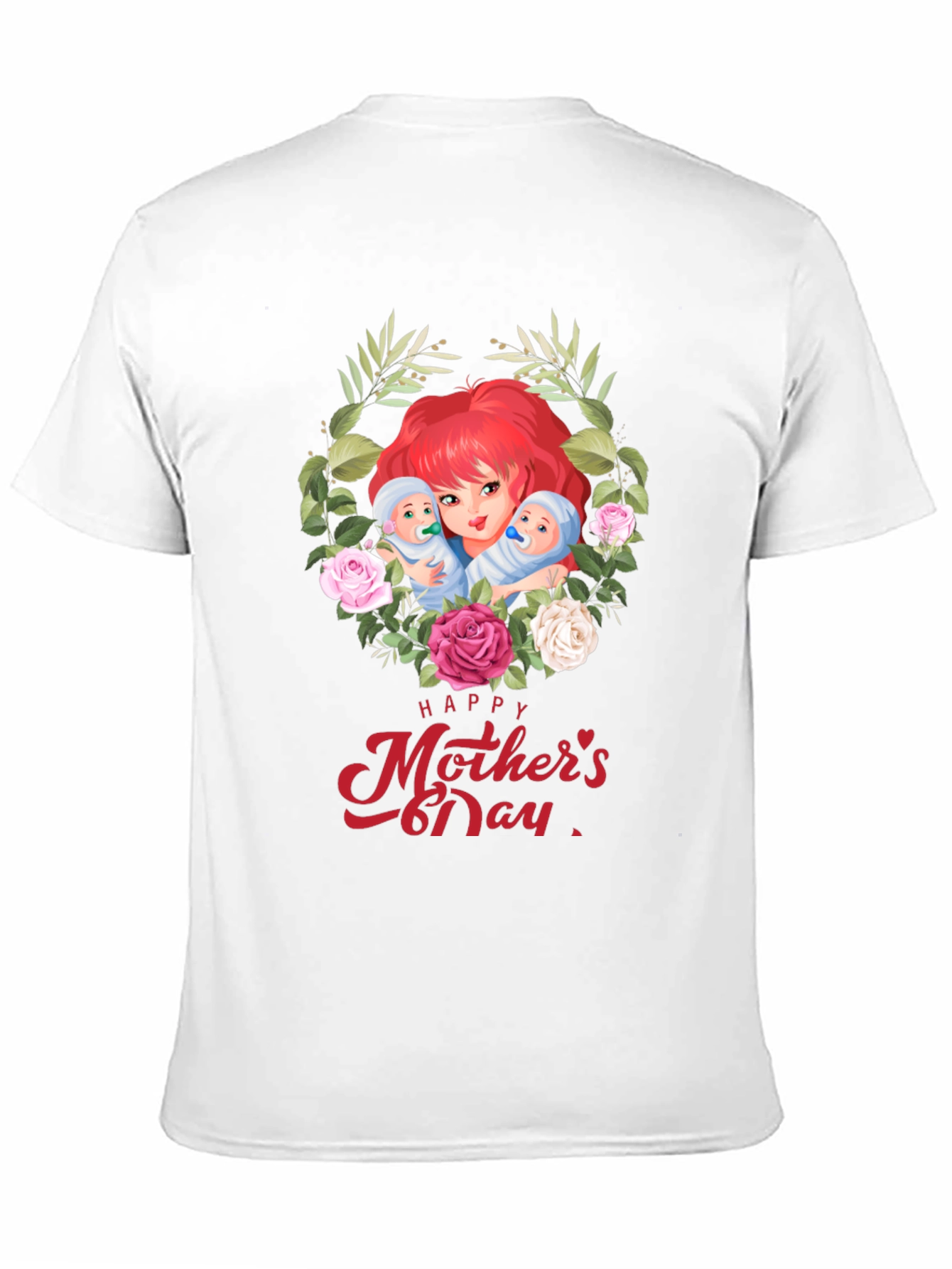 Mothers Day T-Shirt - Mom & Babies