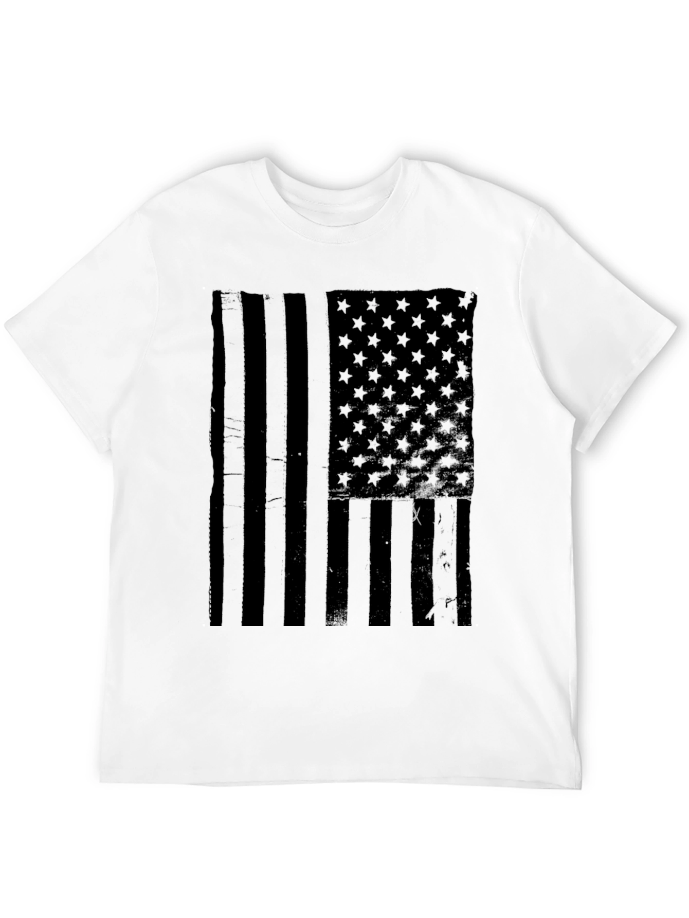 Blacked Out American Flag T-Shirt