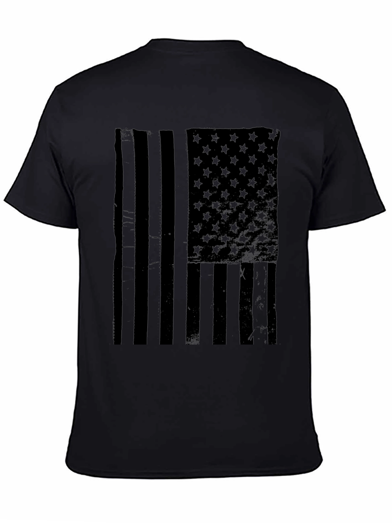 Blacked Out American Flag T-Shirt