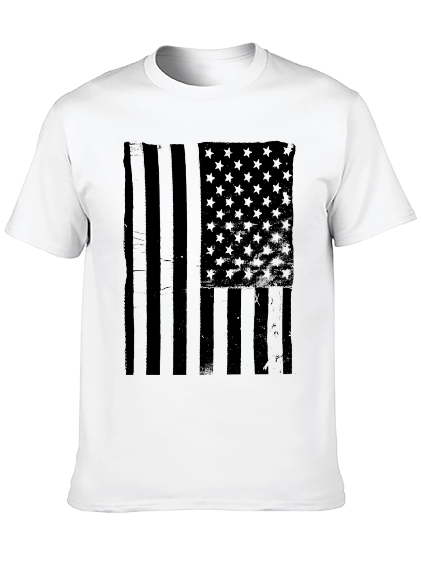 Blacked Out American Flag T-Shirt