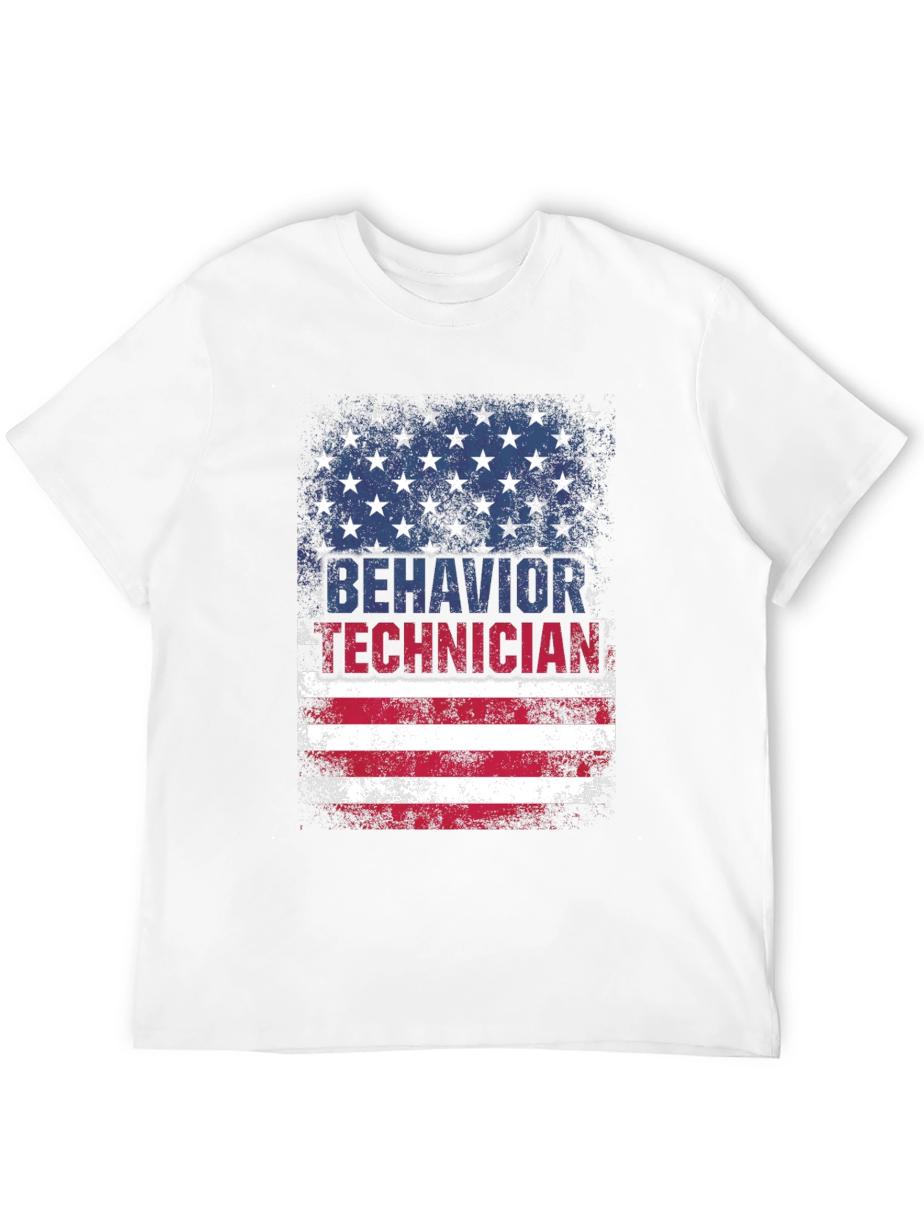 Behavior Technician USA Flag Graphic T-Shirt