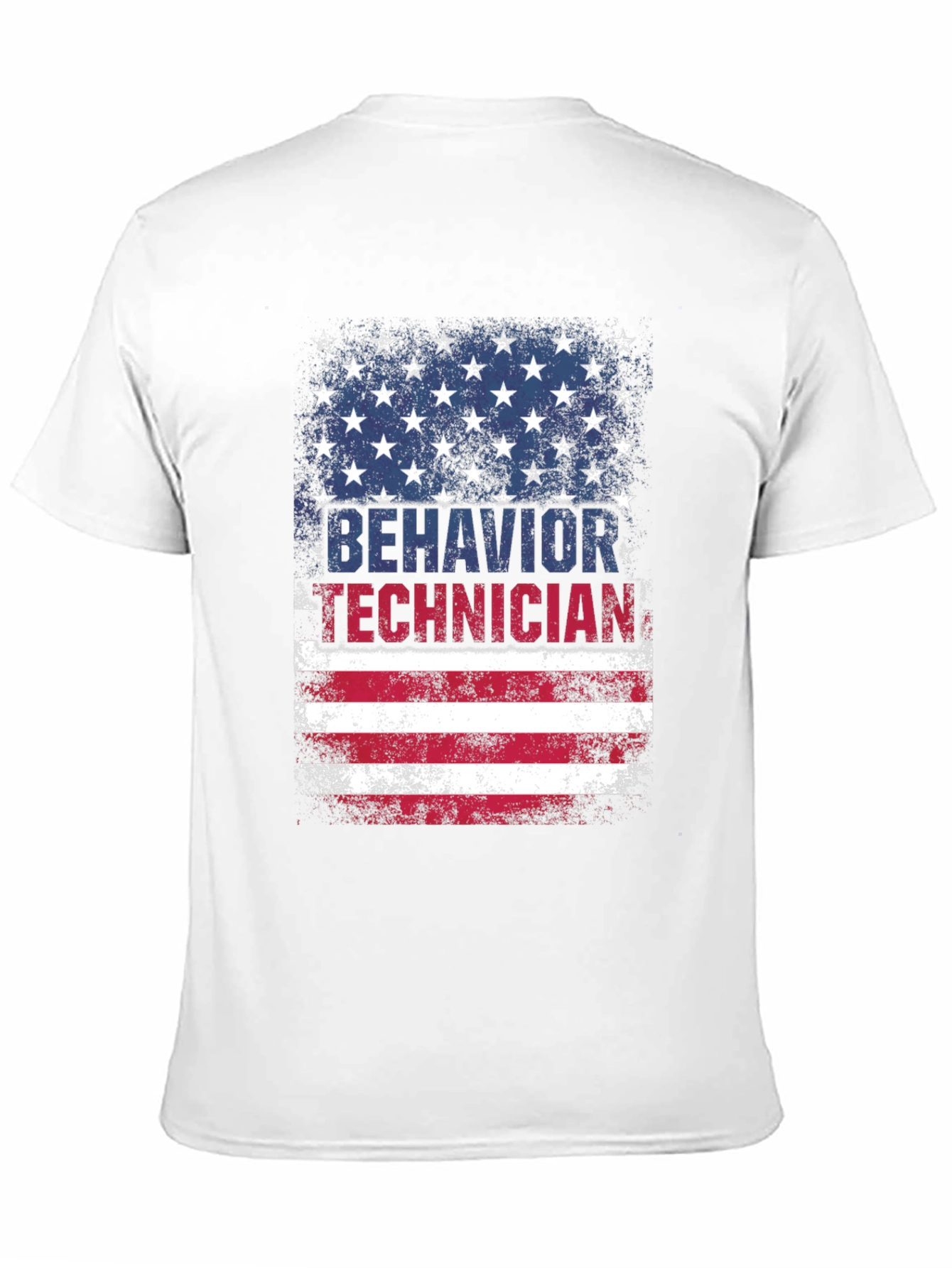 Behavior Technician USA Flag Graphic T-Shirt