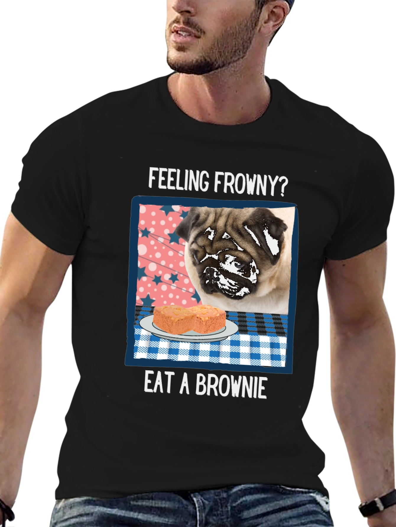 Feeling Frowny? Eat a Brownie T-Shirt