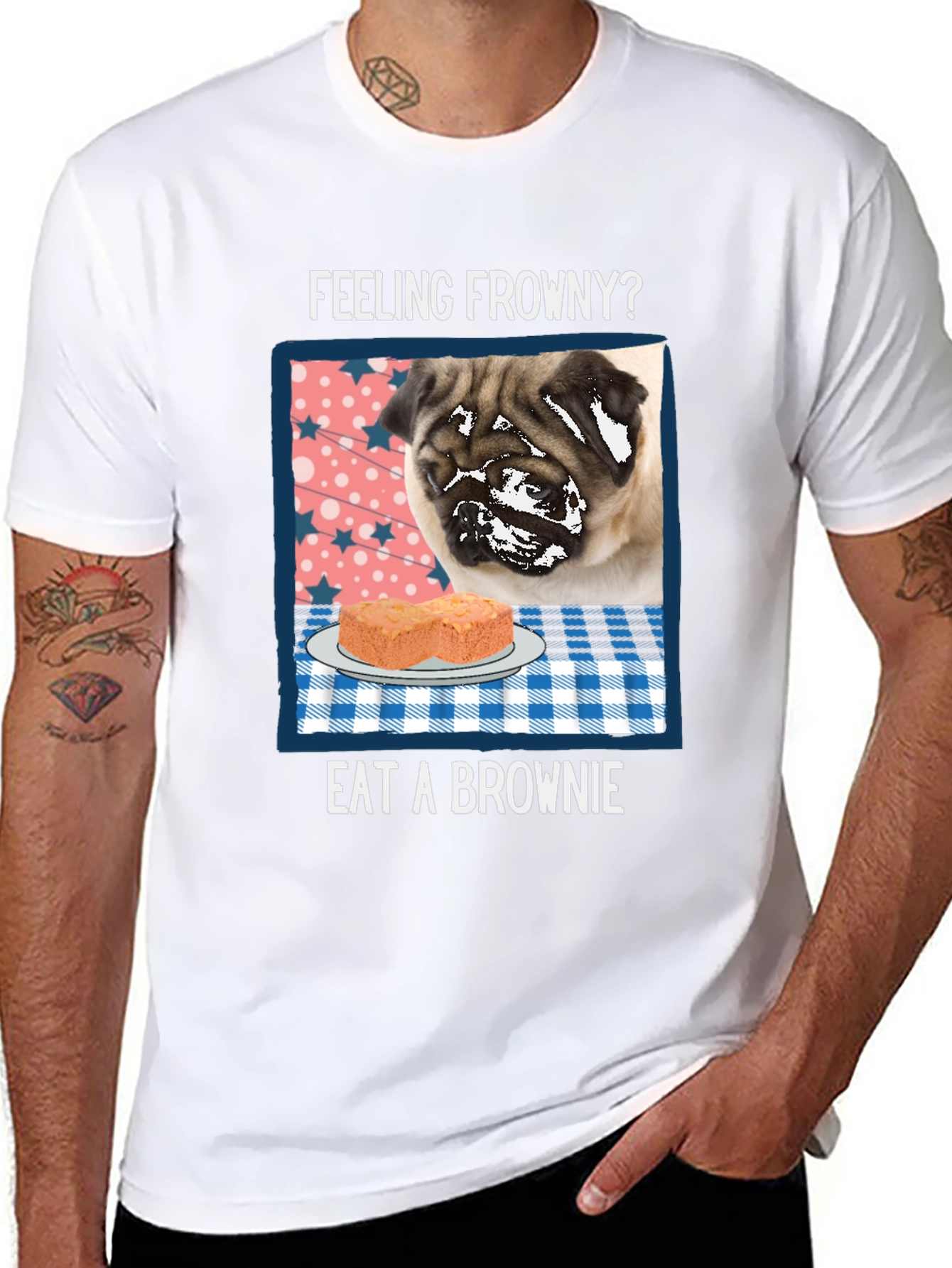 Feeling Frowny? Eat a Brownie T-Shirt