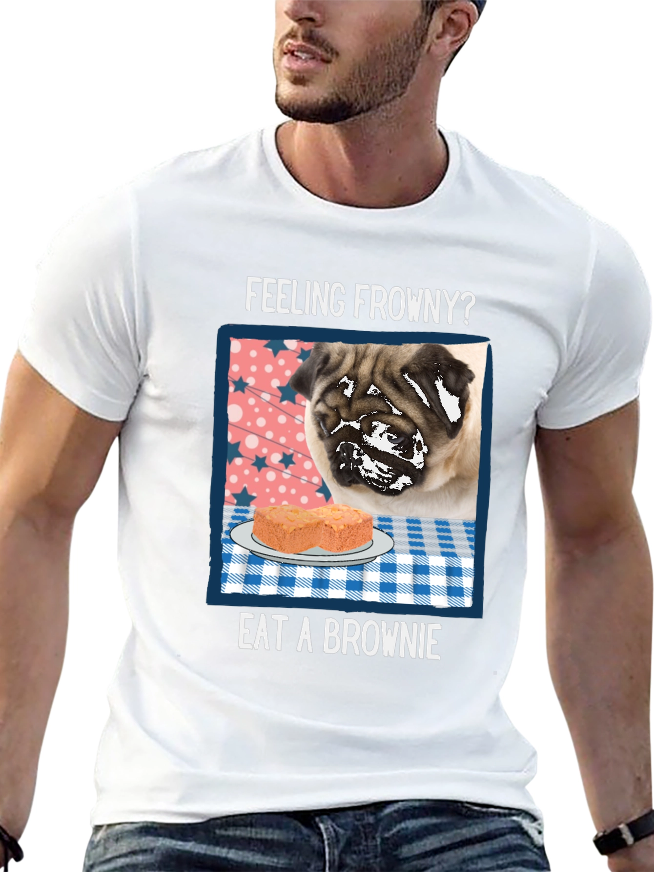 Feeling Frowny? Eat a Brownie T-Shirt