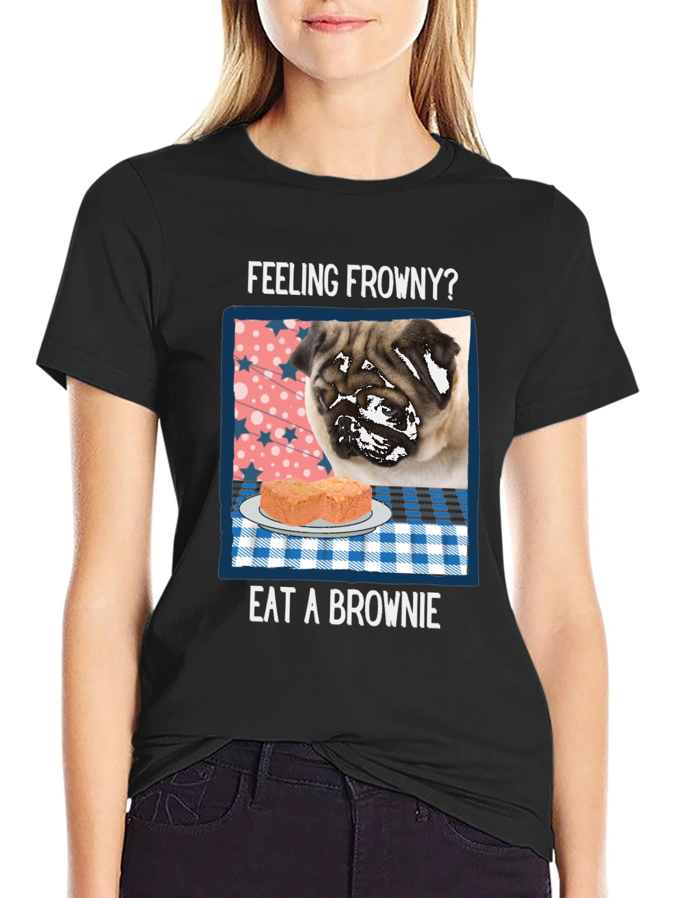 Feeling Frowny? Eat a Brownie T-Shirt