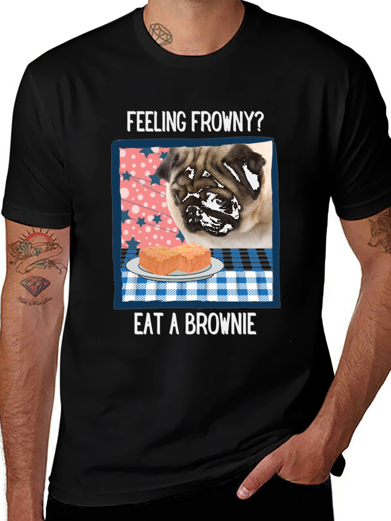 Feeling Frowny? Eat a Brownie T-Shirt