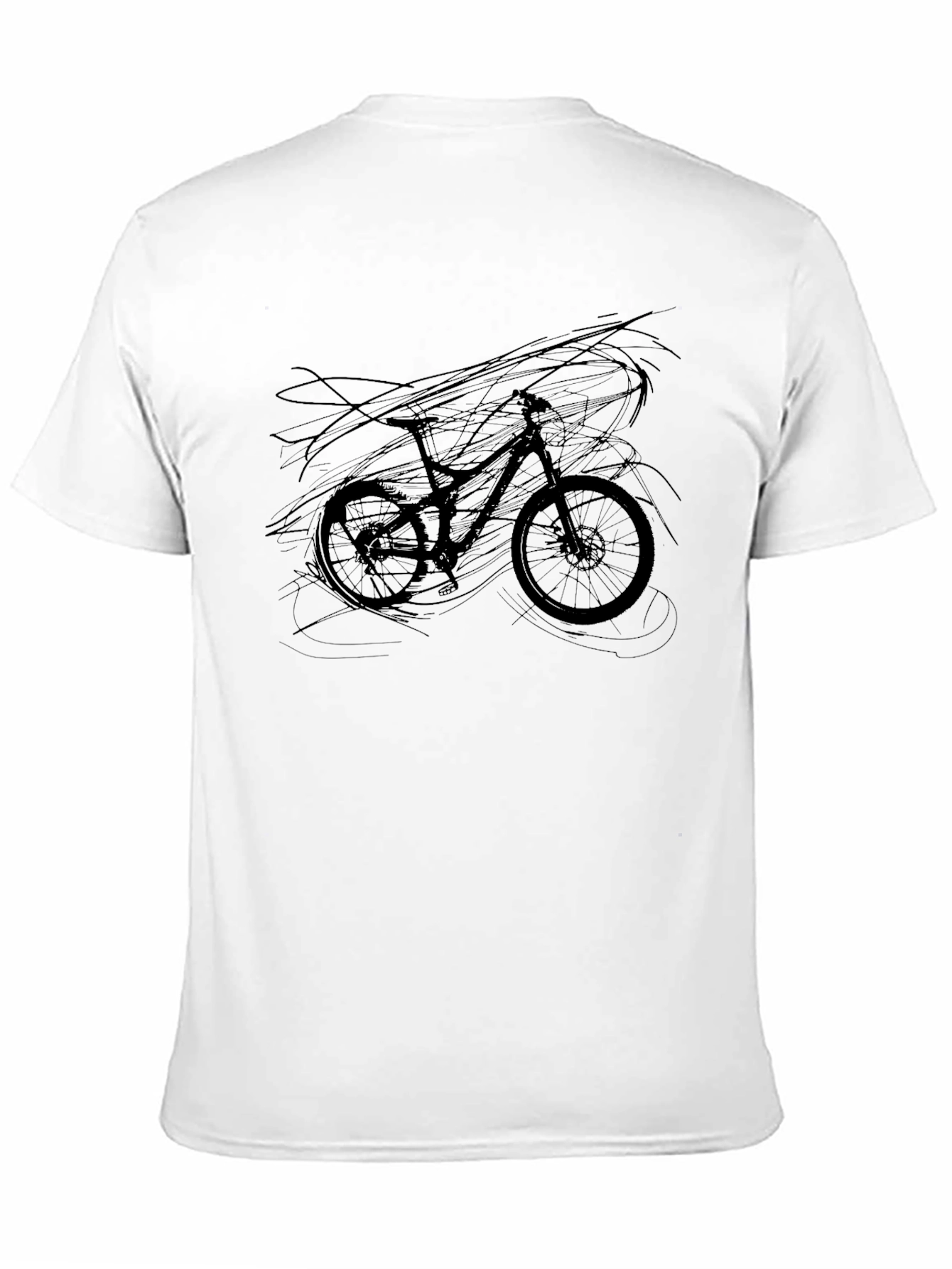 Mountain Bike Graphic Tee - Black