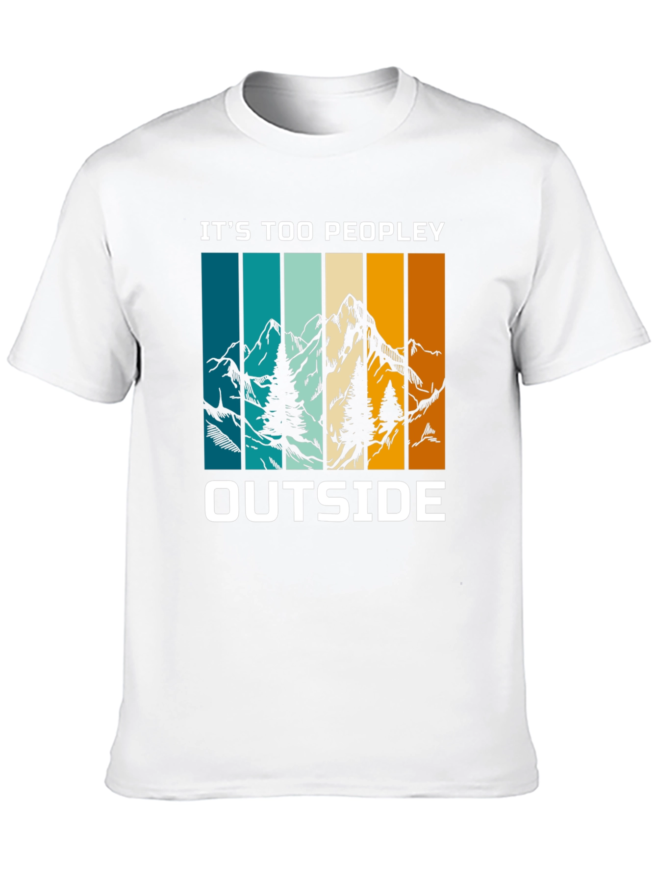 Its Too Peopley Outside Graphic Tee