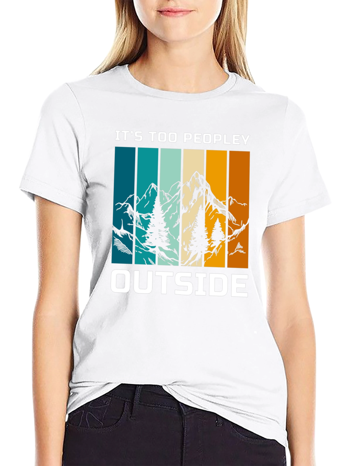 Its Too Peopley Outside Graphic Tee