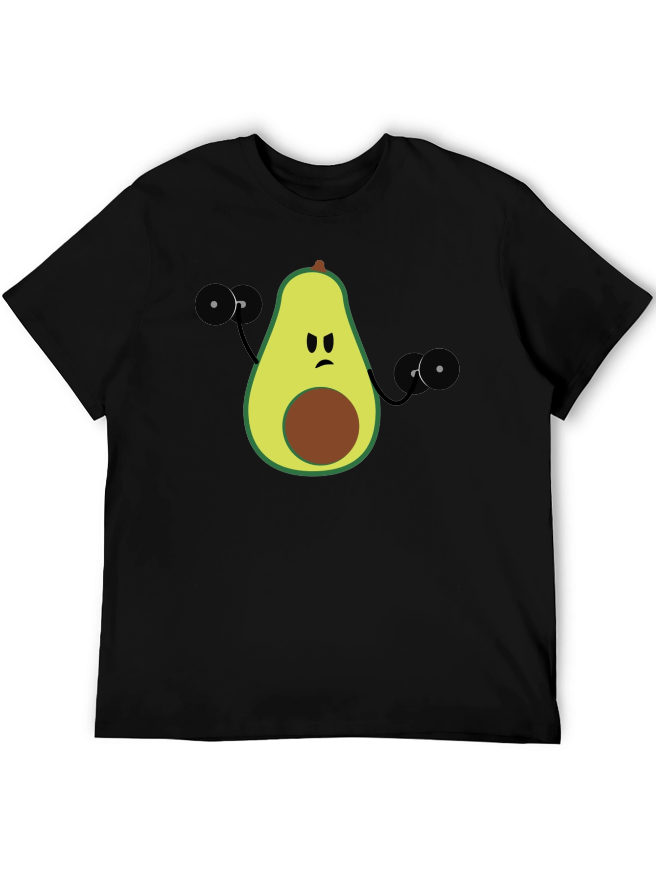 Avocado Gym Black T-Shirt
