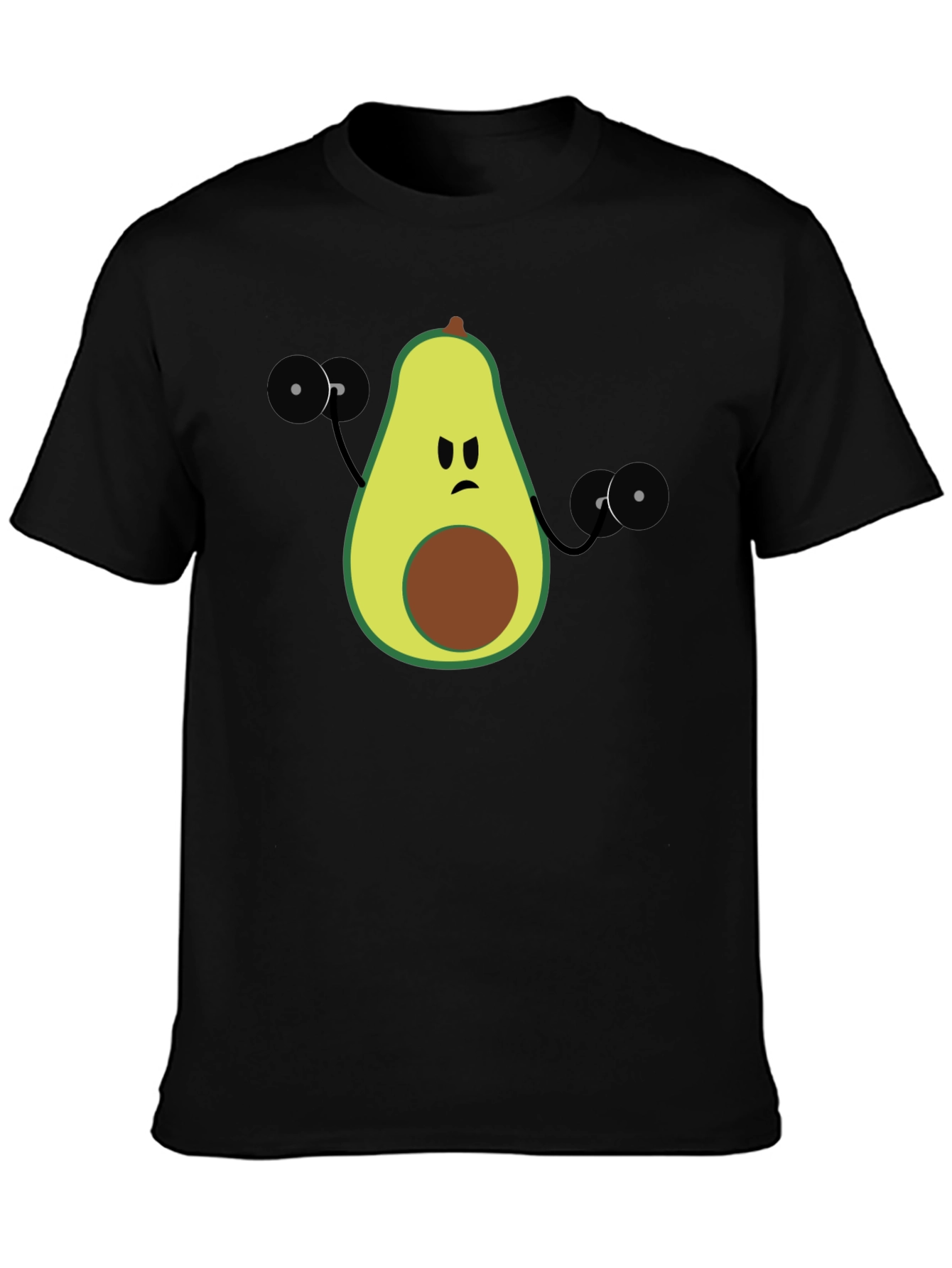 Avocado Gym Black T-Shirt
