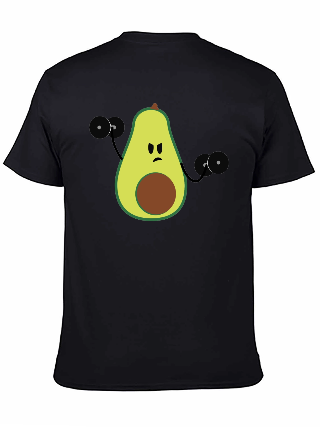 Avocado Gym Black T-Shirt