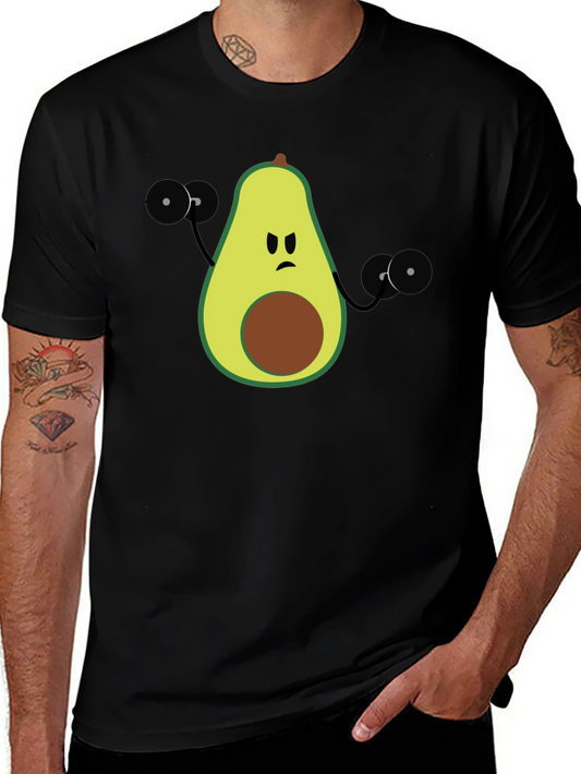 Avocado Gym Black T-Shirt
