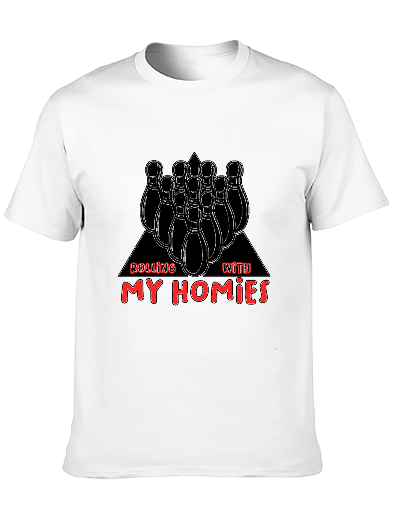 Rolling With My Homies Bowling T-Shirt