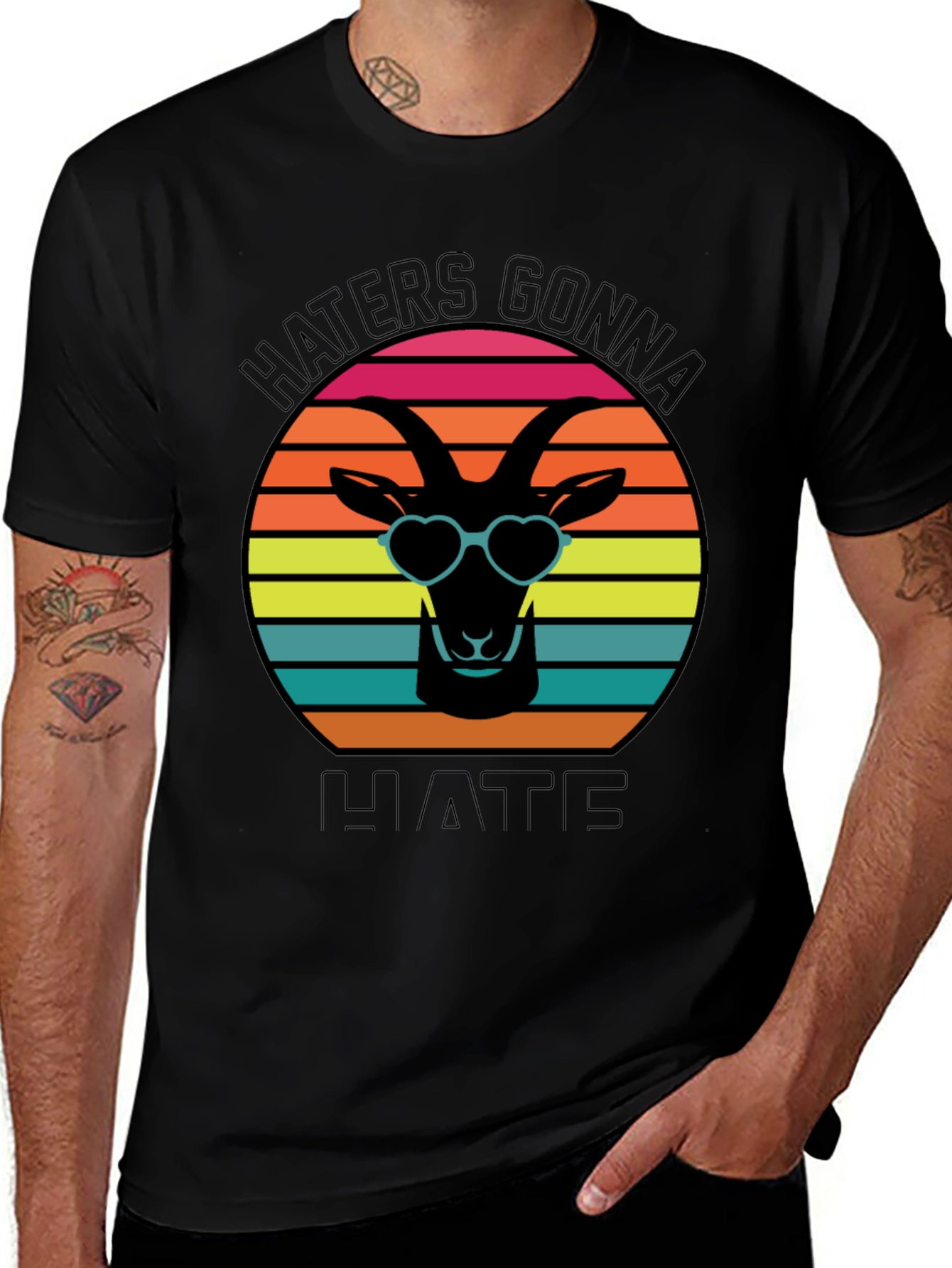 Haters Gonna Hate Goat T-Shirt