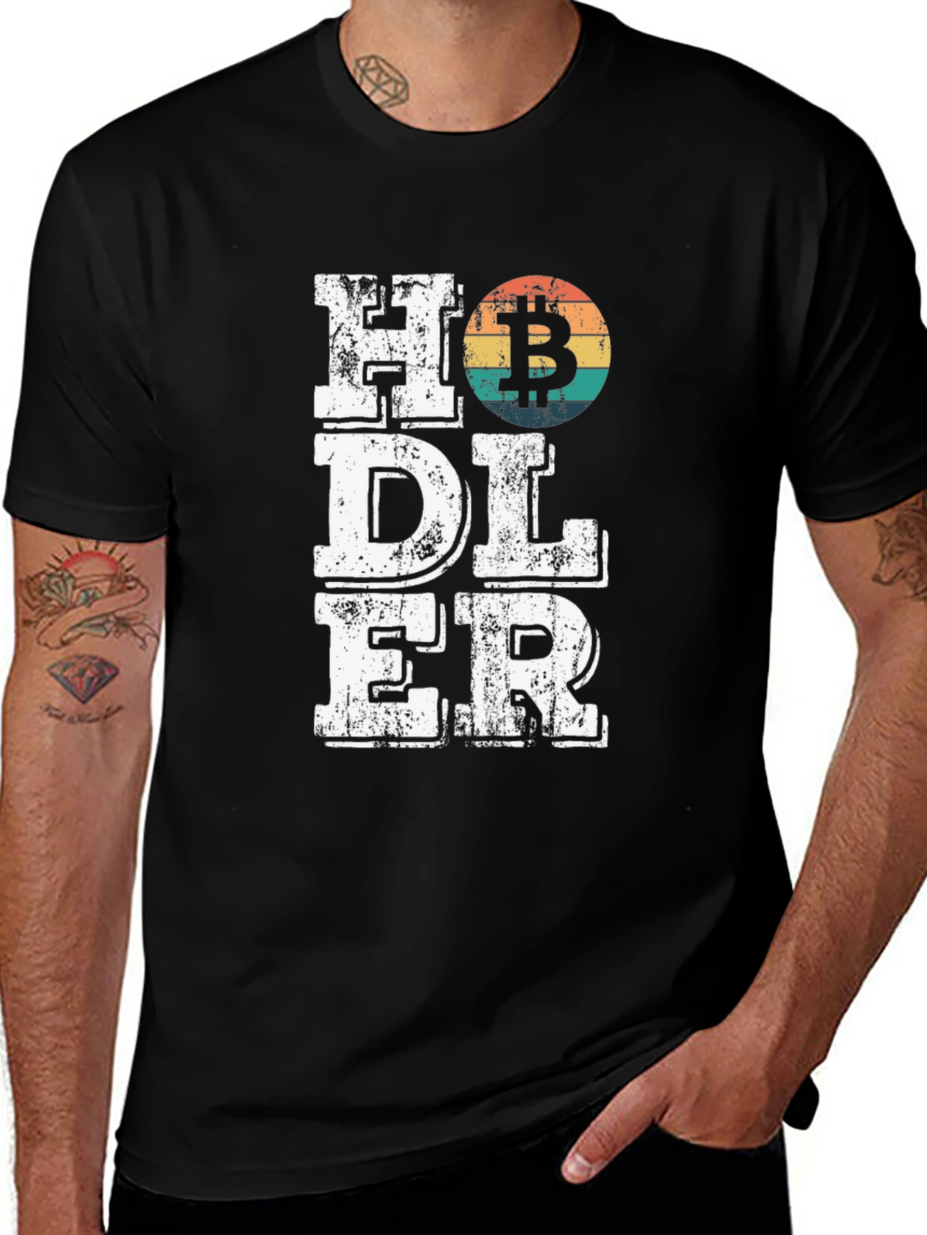 Bitcoin HODLer Graphic Tee - Crypto Enthusiast T-Shirt
