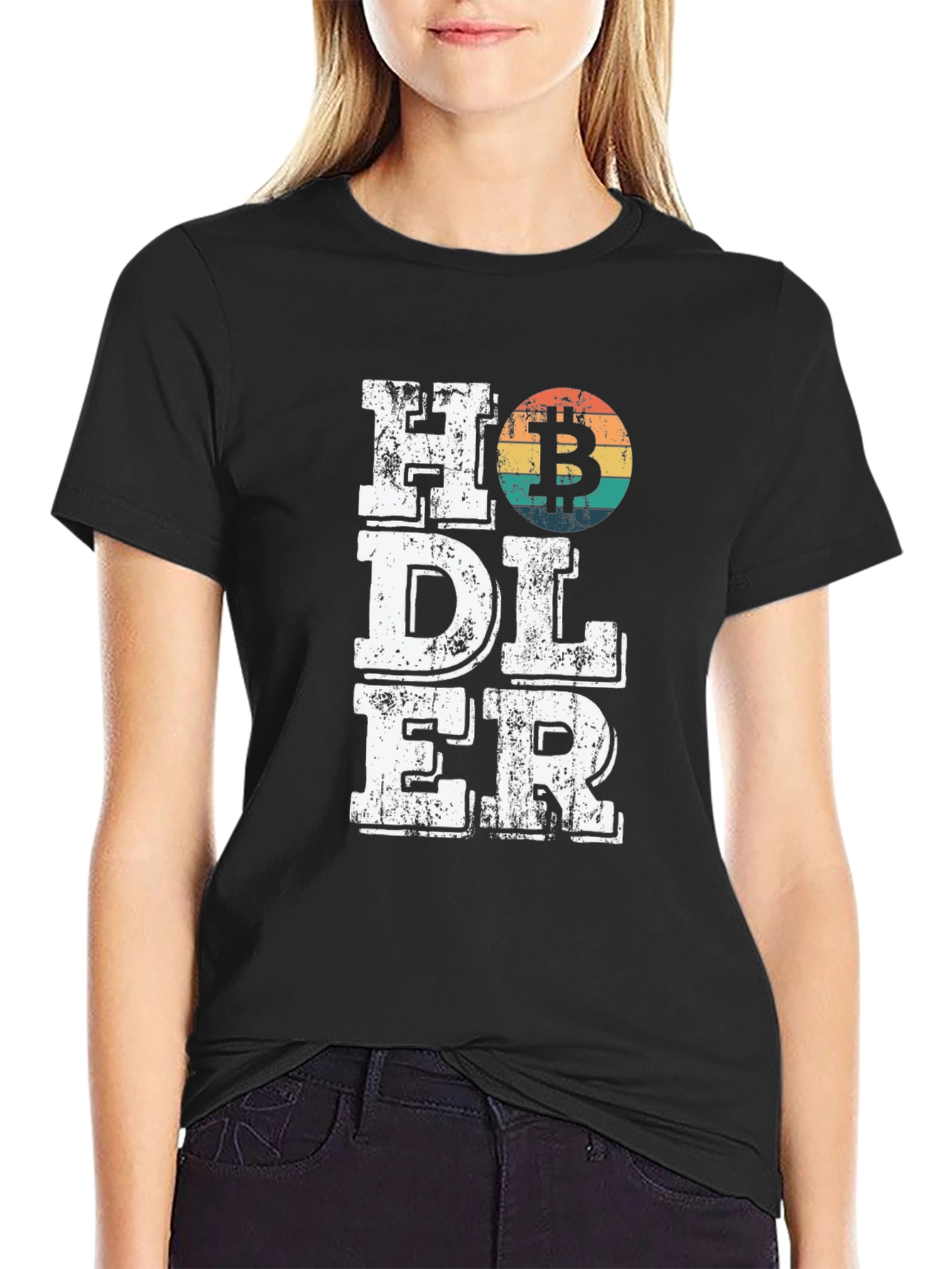 Bitcoin HODLer Graphic Tee - Crypto Enthusiast T-Shirt