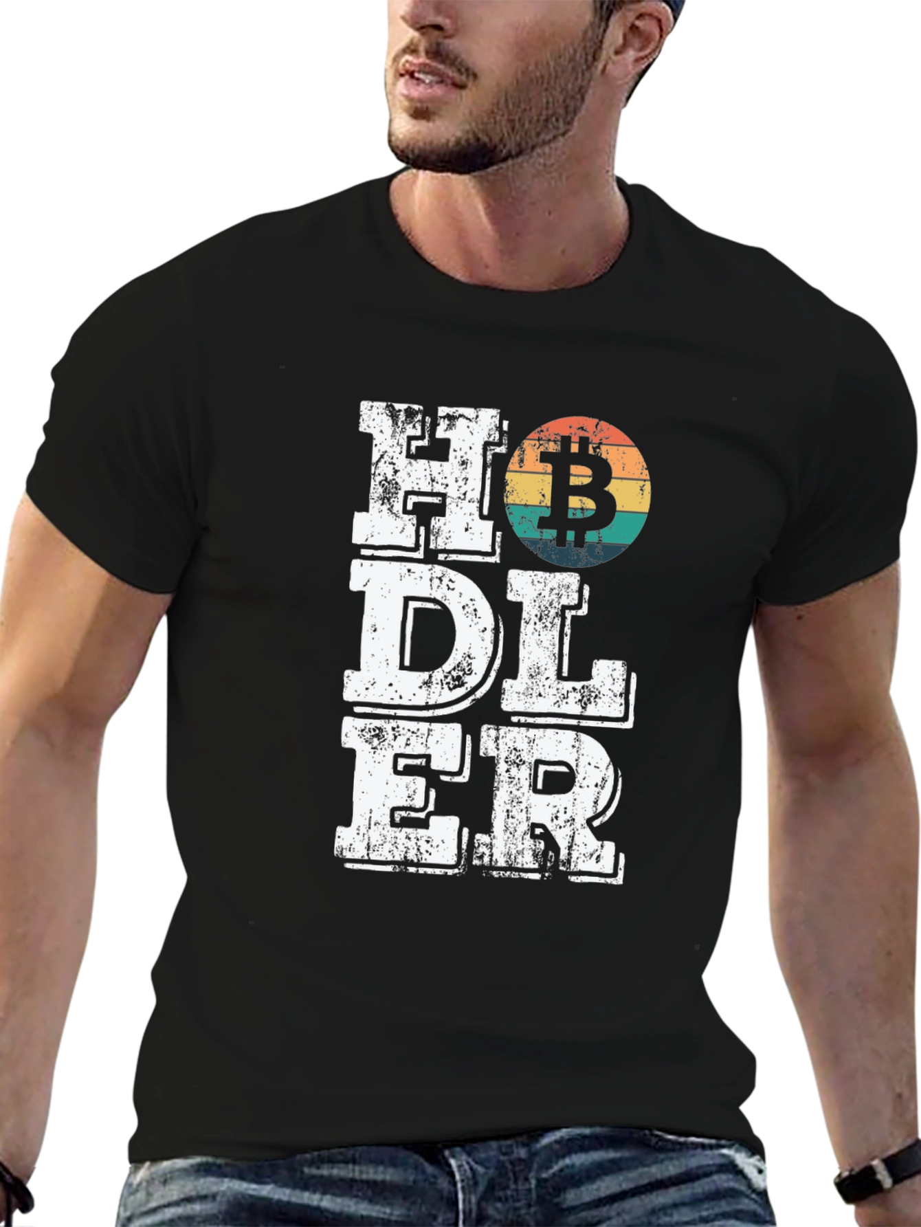Bitcoin HODLer Graphic Tee - Crypto Enthusiast T-Shirt
