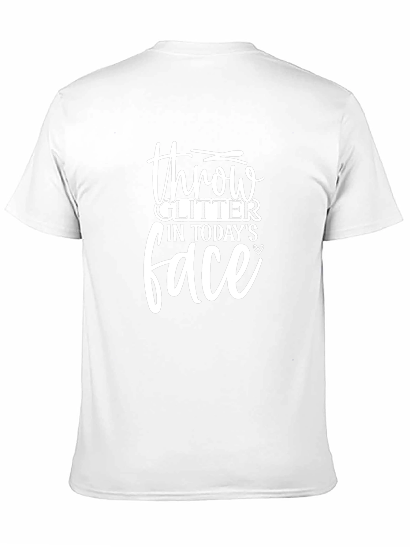 Throw Glitter In Todays Face Black T-Shirt