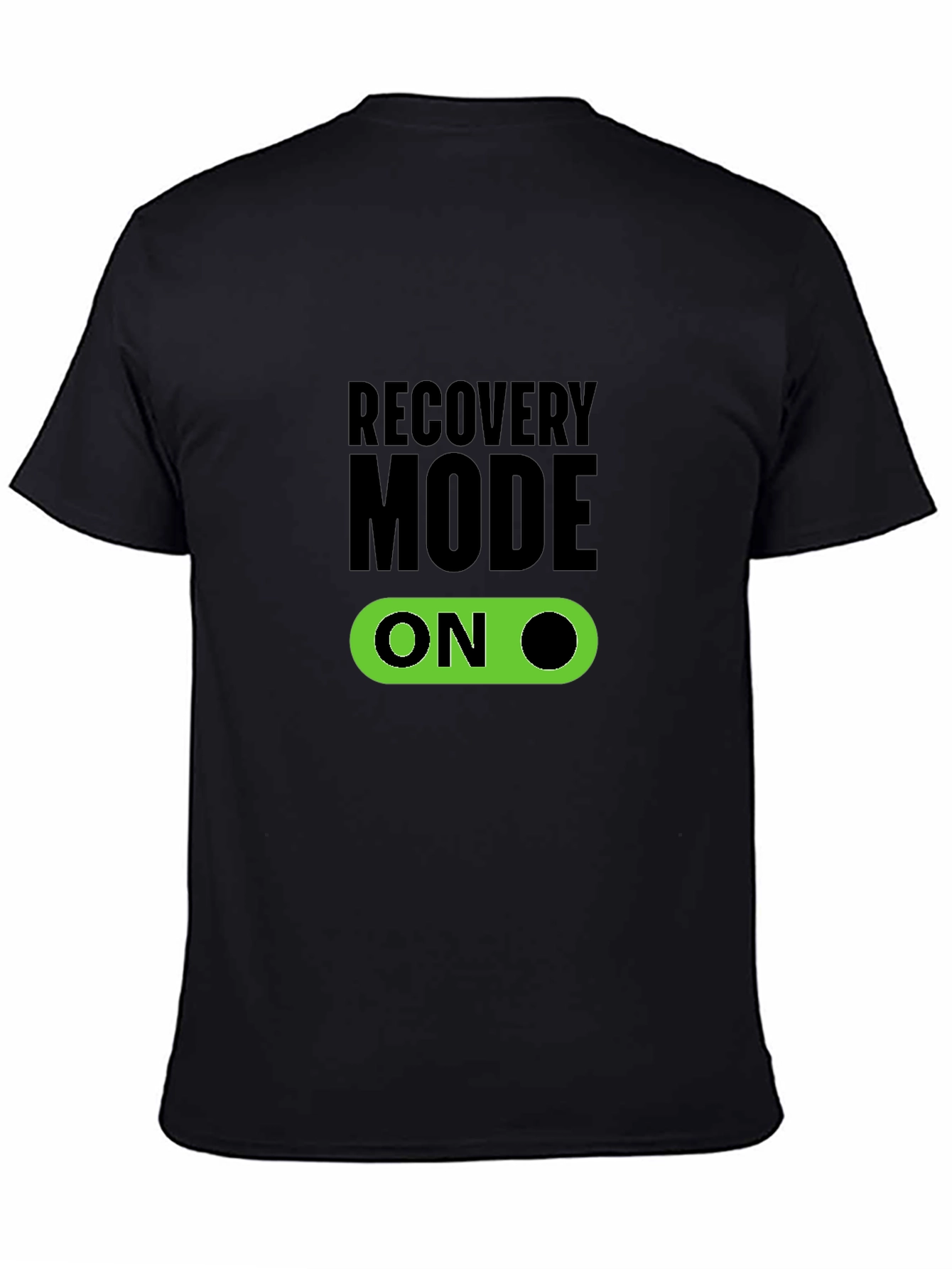 Recovery Mode On Black T-Shirt