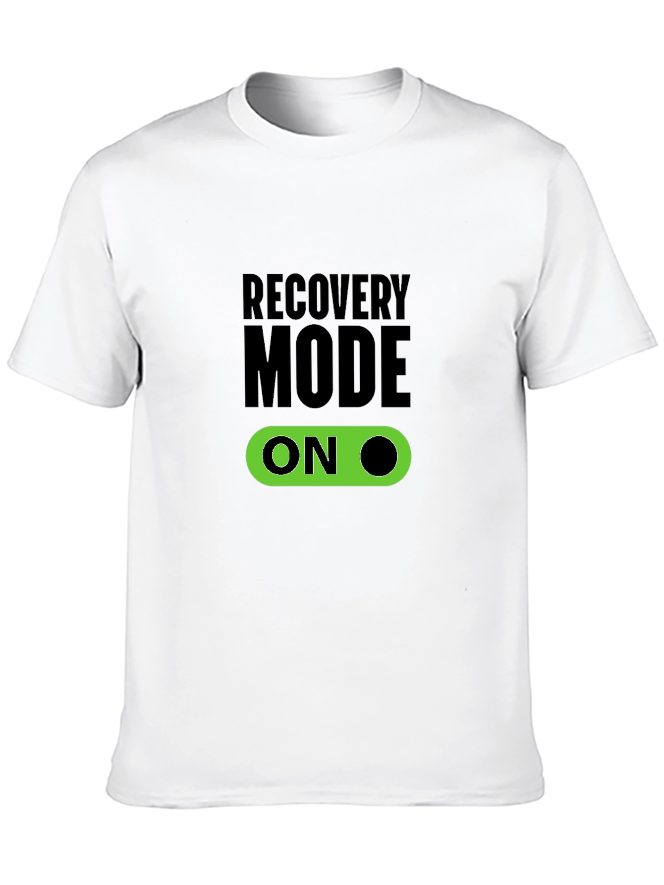 Recovery Mode On Black T-Shirt