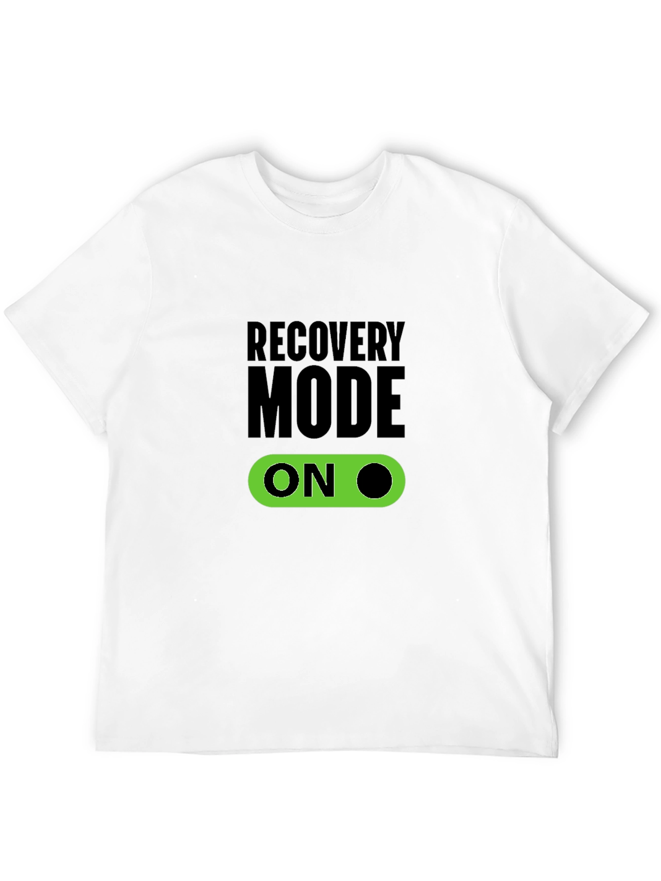 Recovery Mode On Black T-Shirt