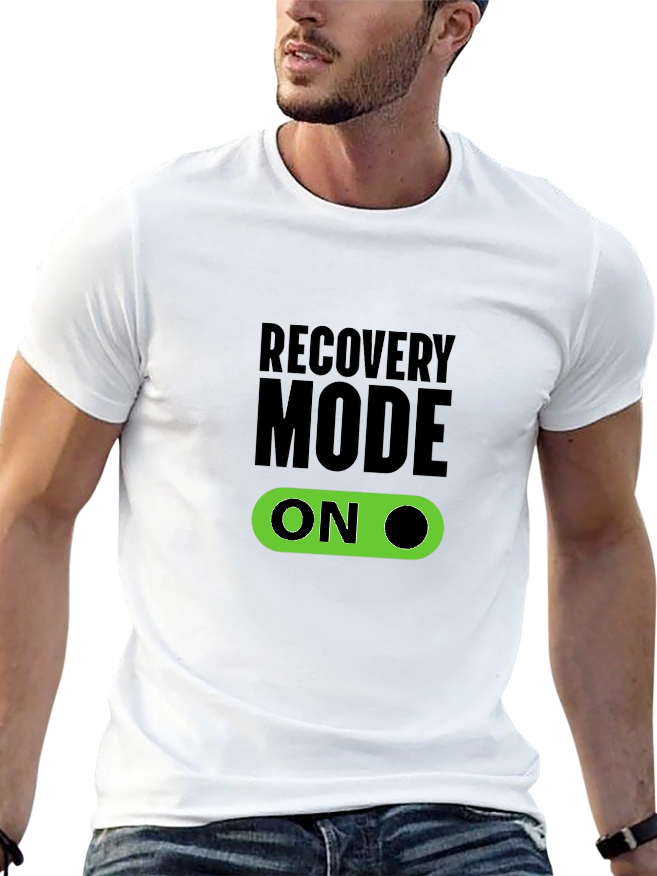 Recovery Mode On Black T-Shirt
