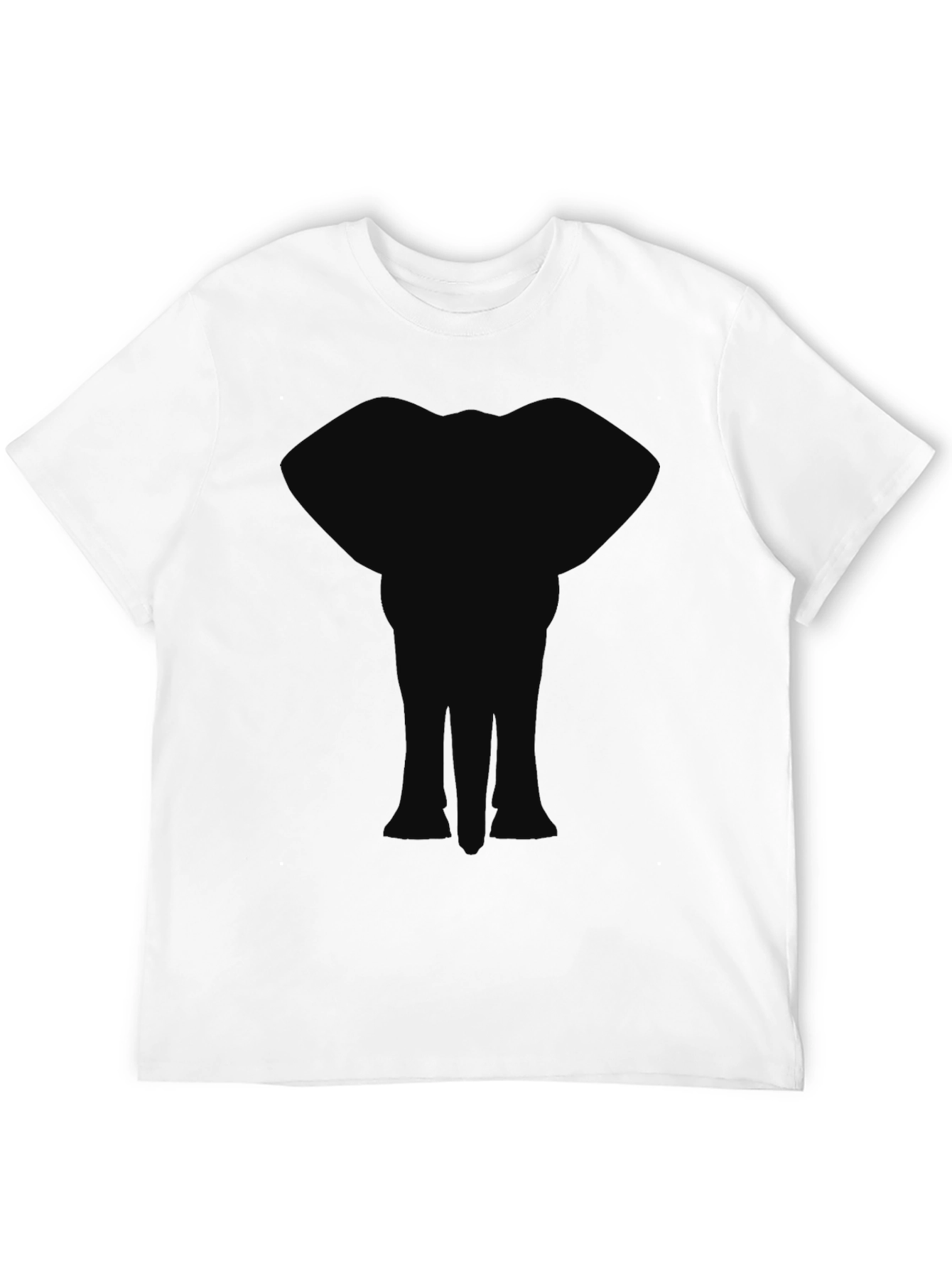 Elephant Graphic Black T-Shirt