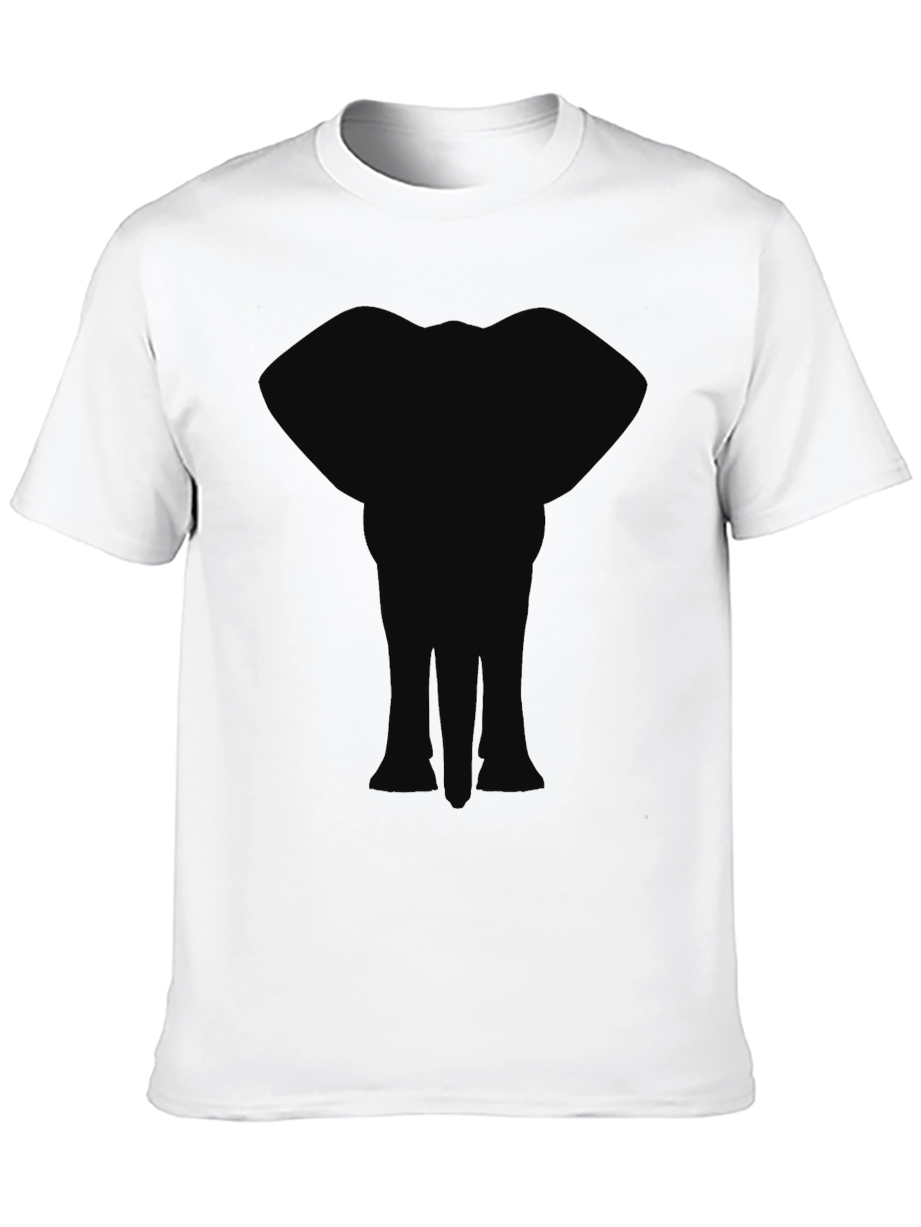 Elephant Graphic Black T-Shirt