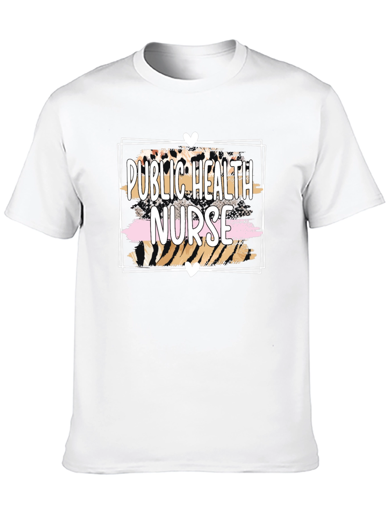 Public Health Nurse Leopard Print T-Shirt