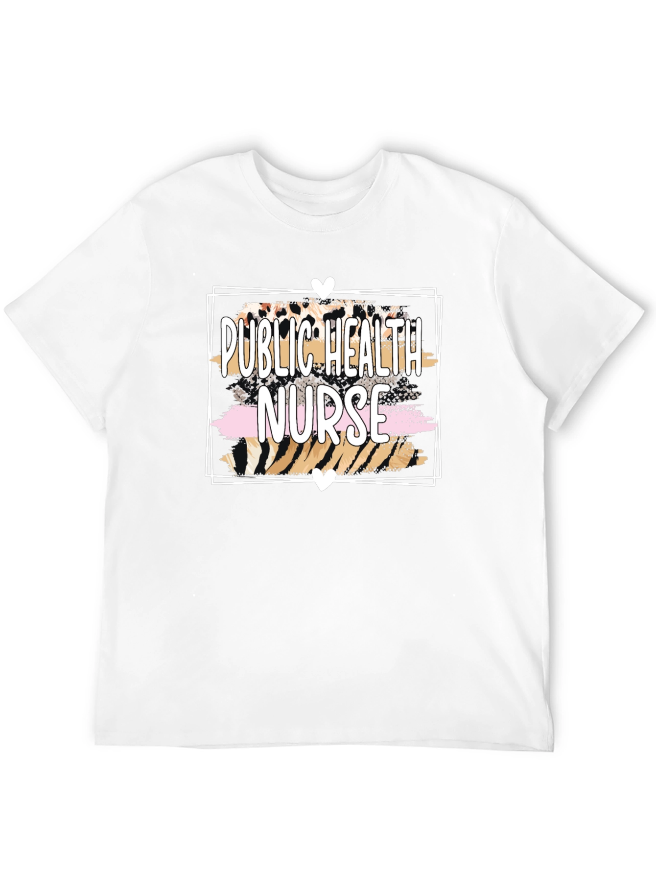 Public Health Nurse Leopard Print T-Shirt