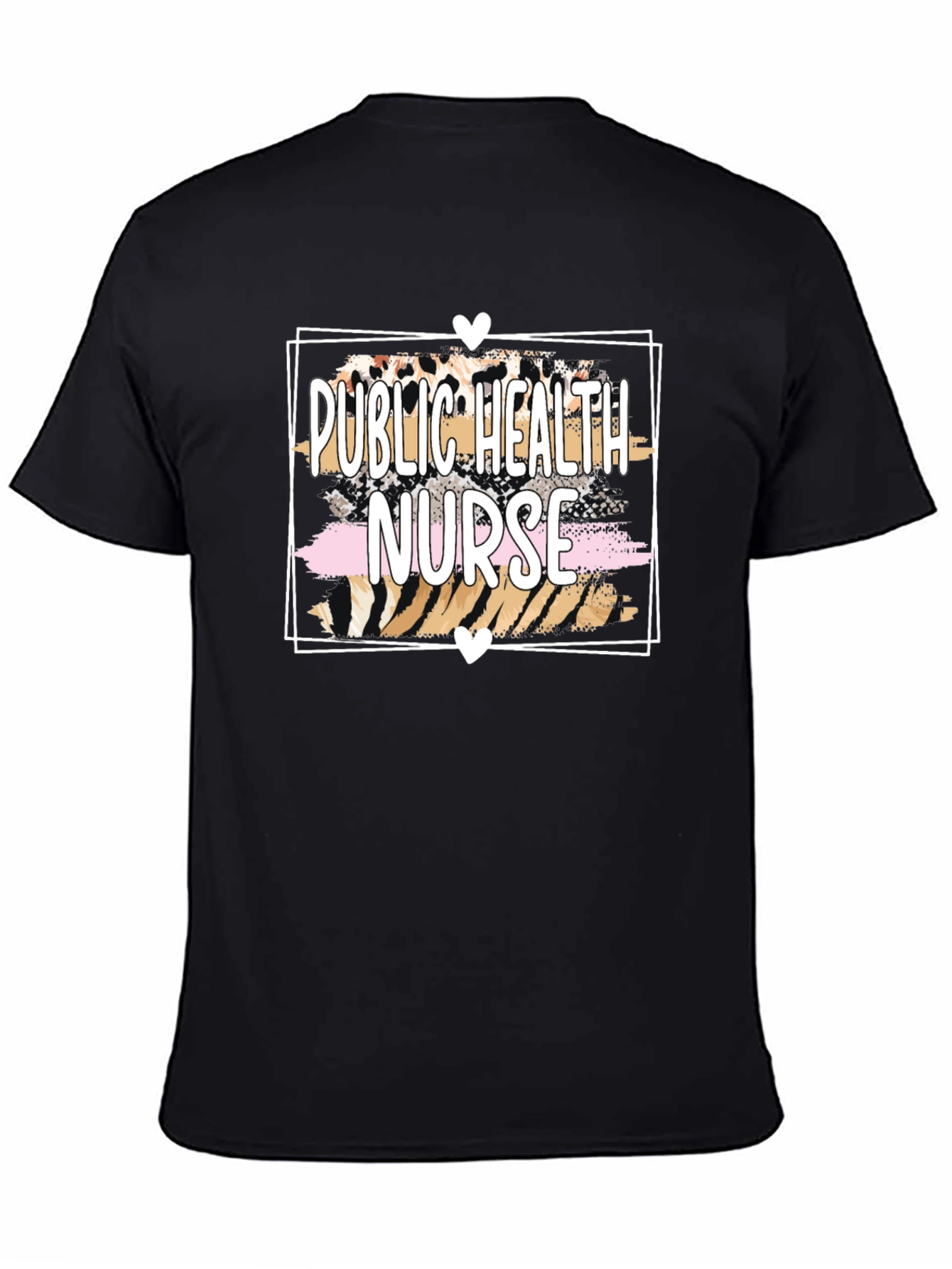 Public Health Nurse Leopard Print T-Shirt