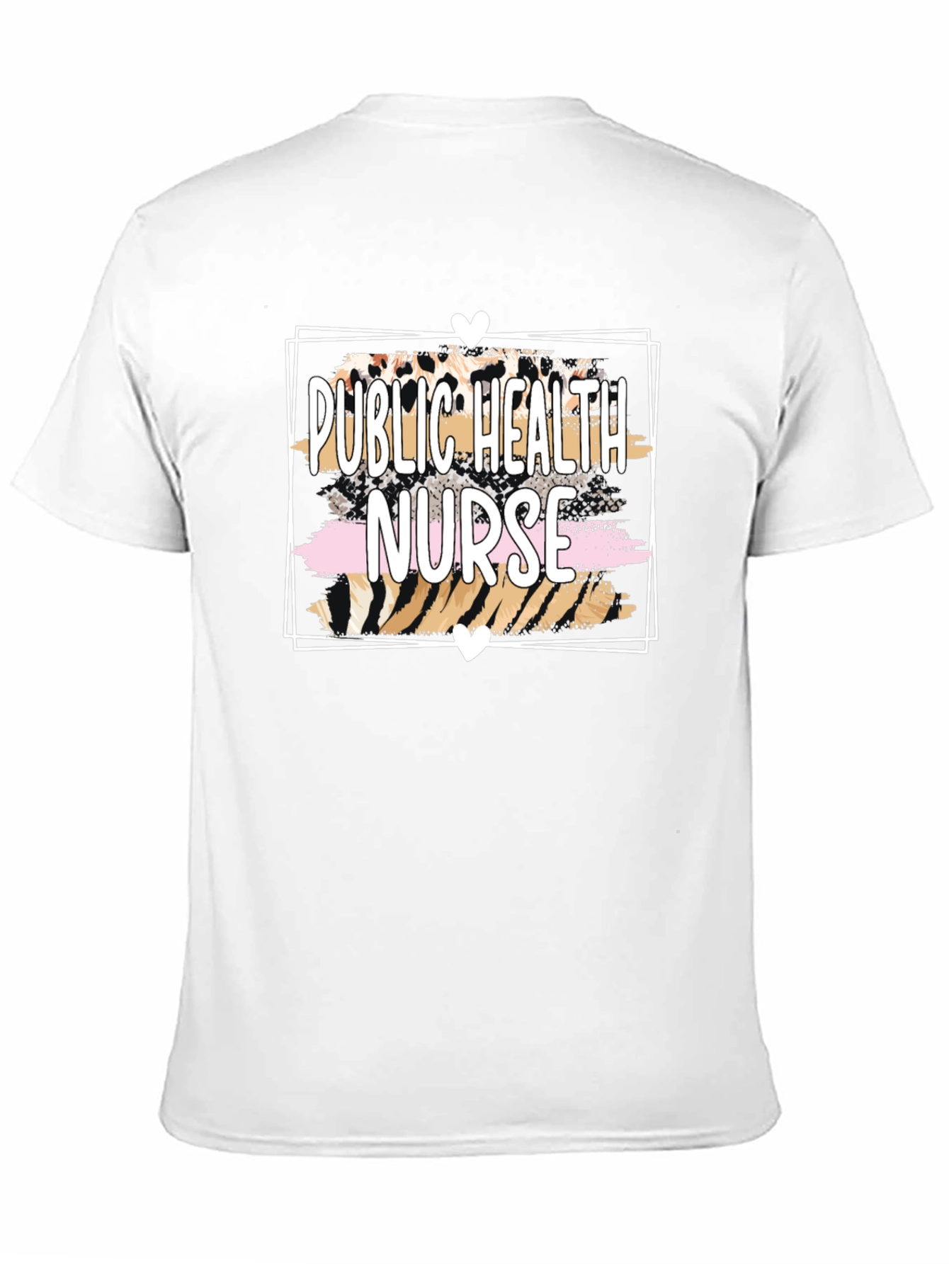 Public Health Nurse Leopard Print T-Shirt