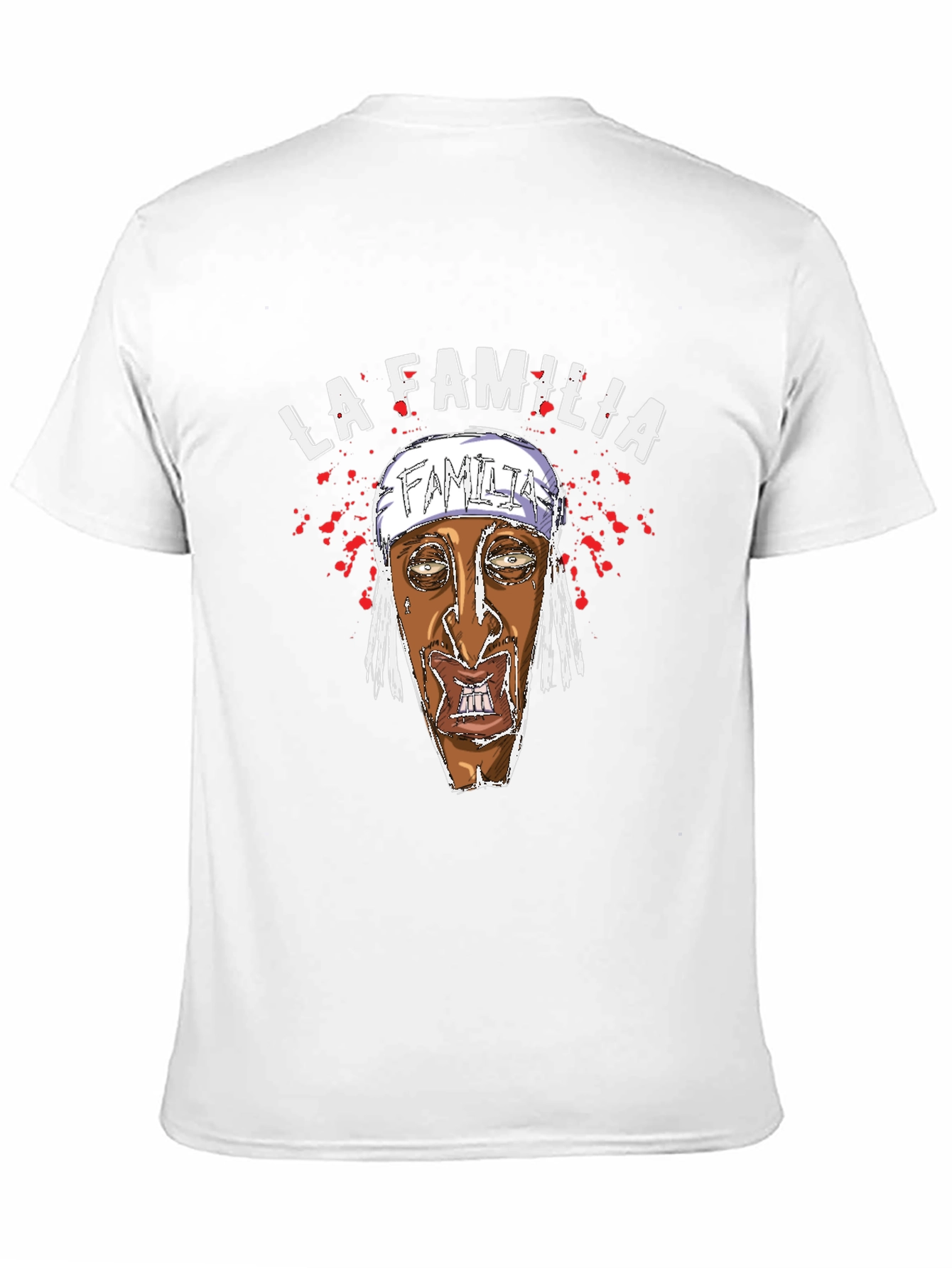 La Familia Graphic Print Black T-Shirt