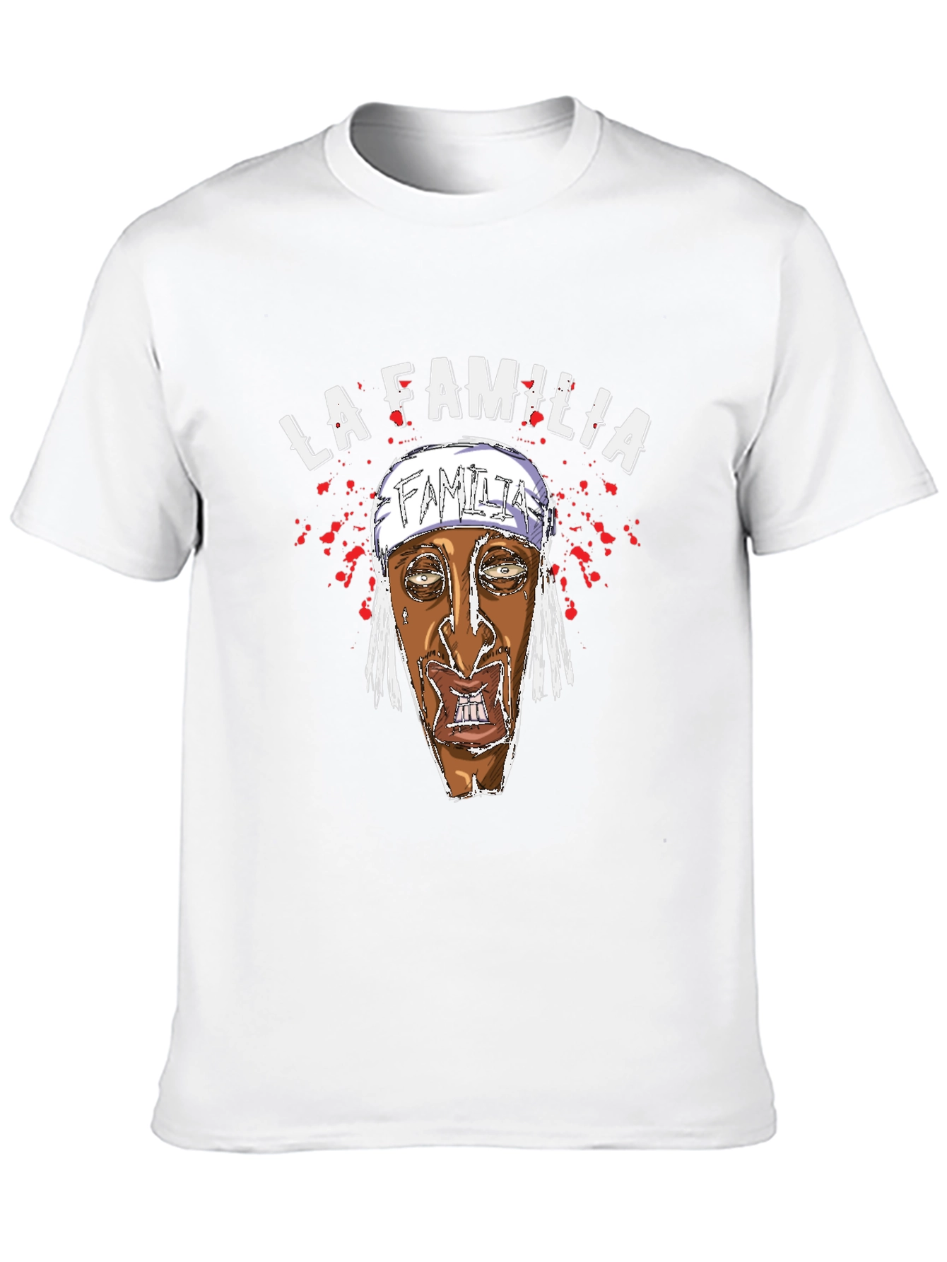 La Familia Graphic Print Black T-Shirt